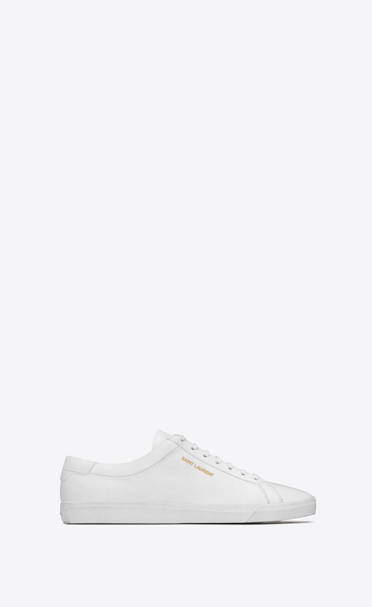 YSL Andy Sneakers In Kozene Biele | 09237-ETZD