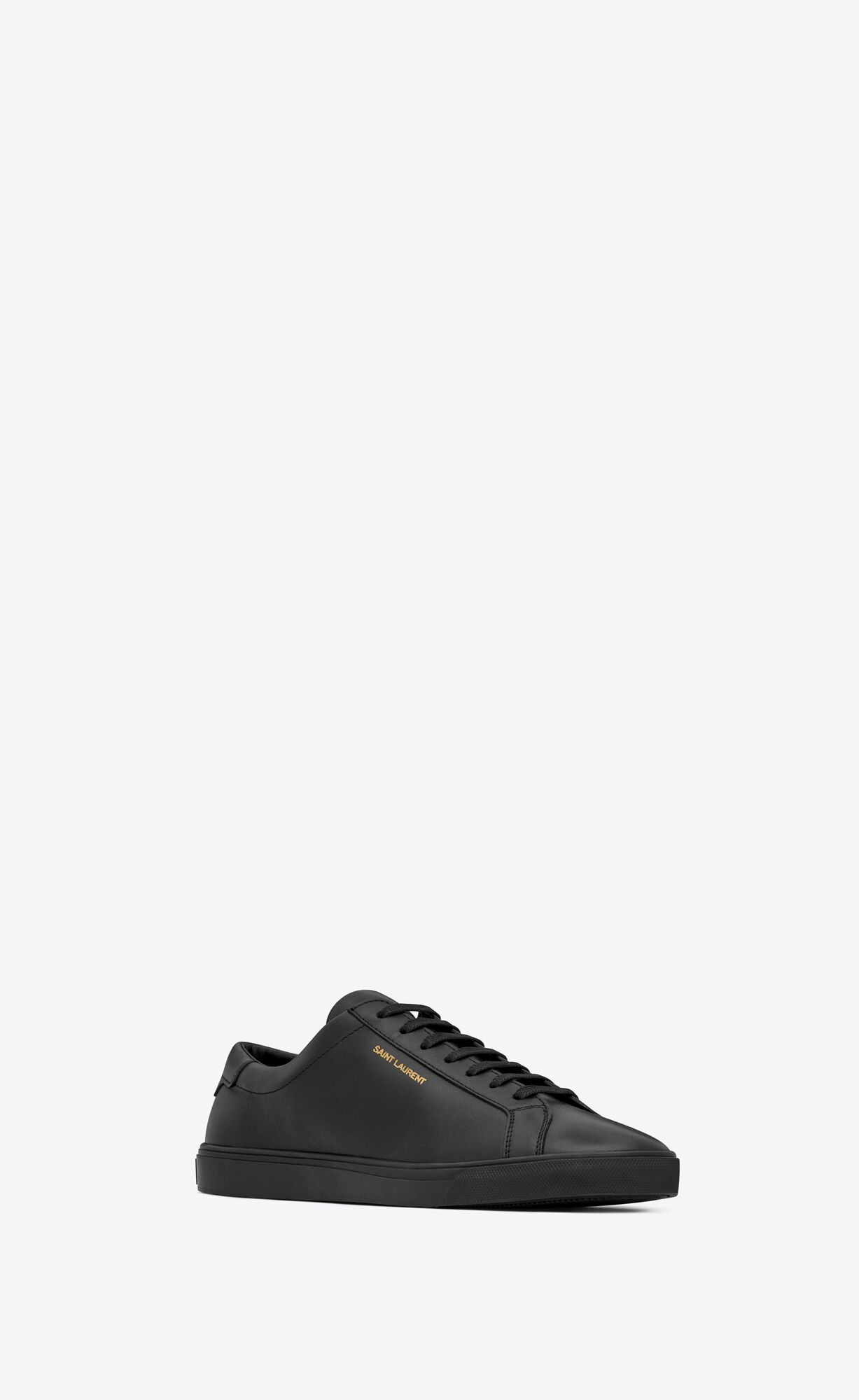 YSL Andy Sneakers In Kozene Čierne | 03857-VPKL