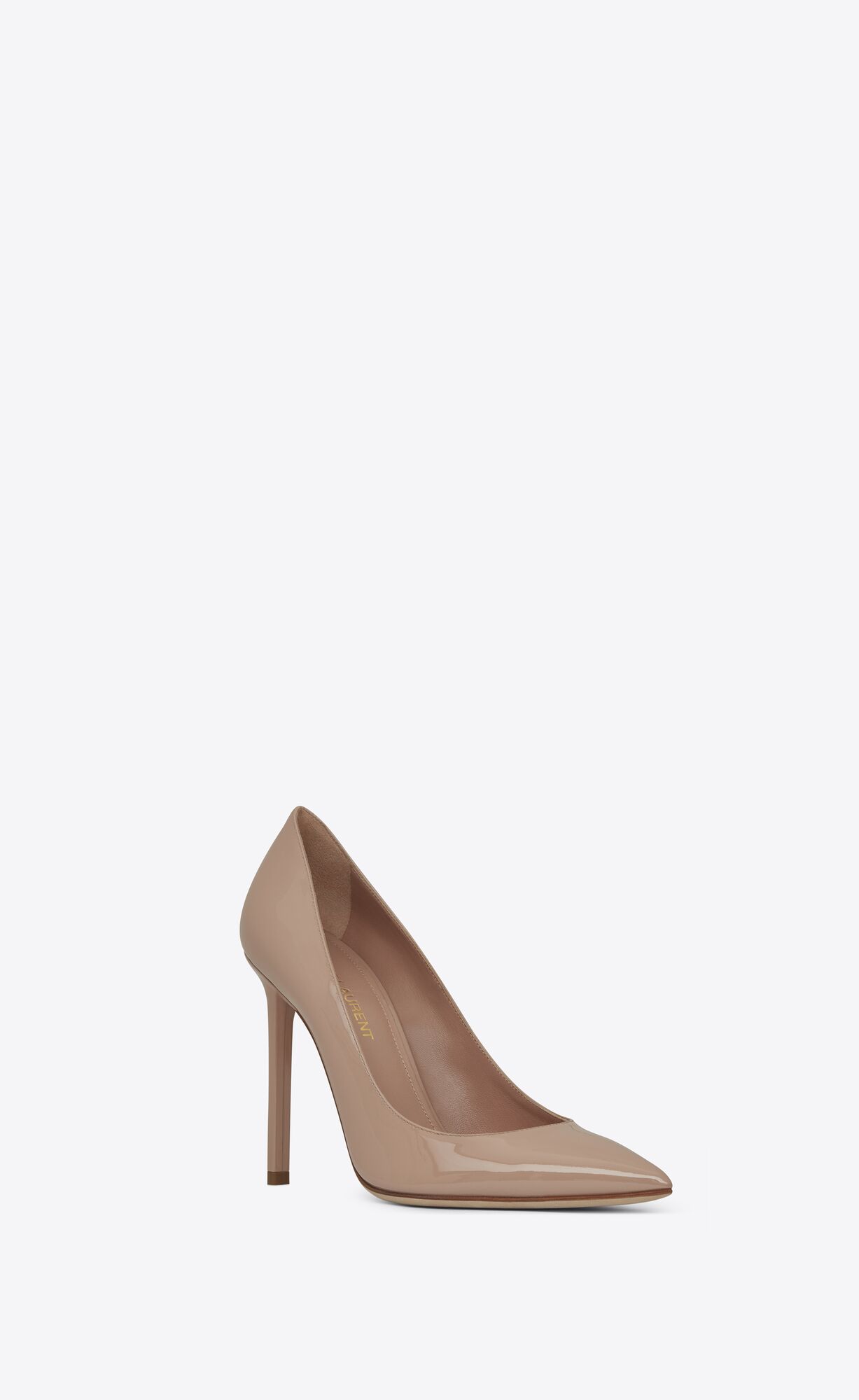 YSL Anja Pumps In Lakovane Kozene Tmavo Ruzove | 72013-PBGX