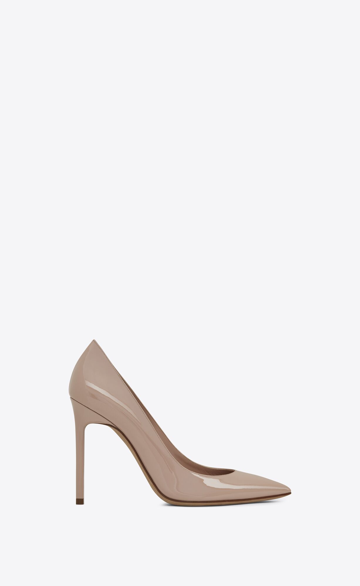 YSL Anja Pumps In Lakovane Kozene Tmavo Ruzove | 72013-PBGX