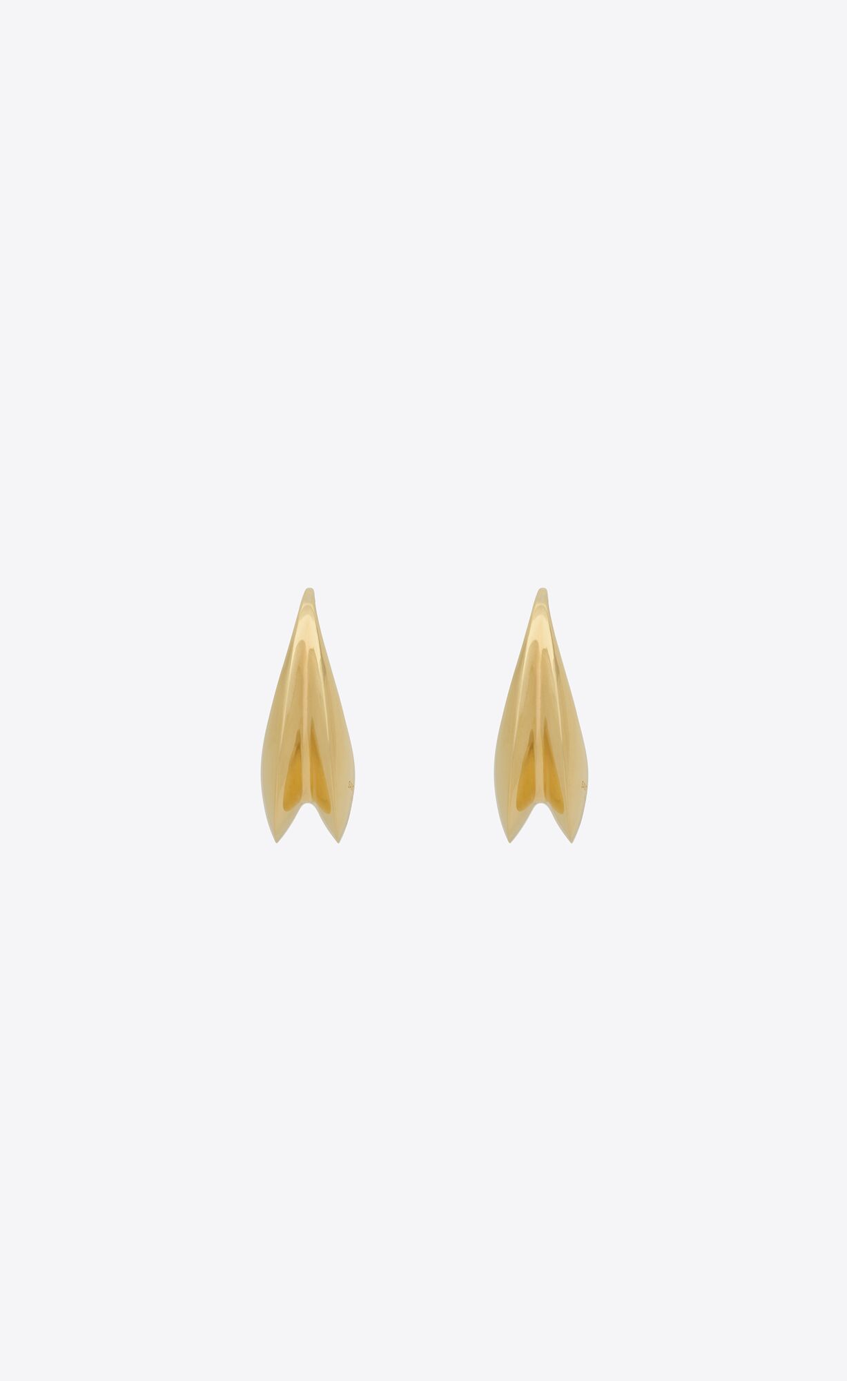 YSL Arty Earrings In Metal Zlate | 81463-IYLS