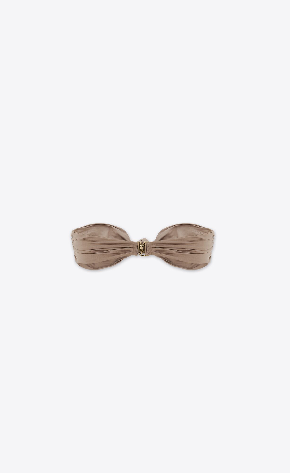 YSL Bikiny Bandeau Top Greige | 73064-HUTS