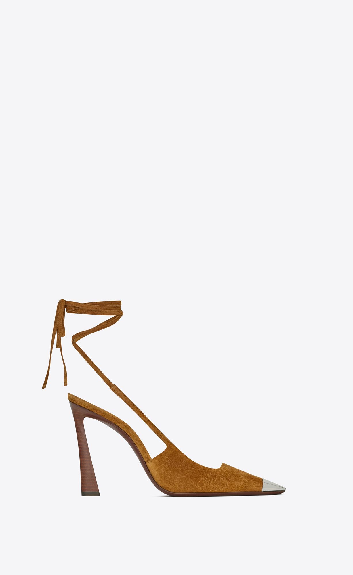 YSL Blade Slingback Pumps In Semisove Ocre | 81325-NCMV