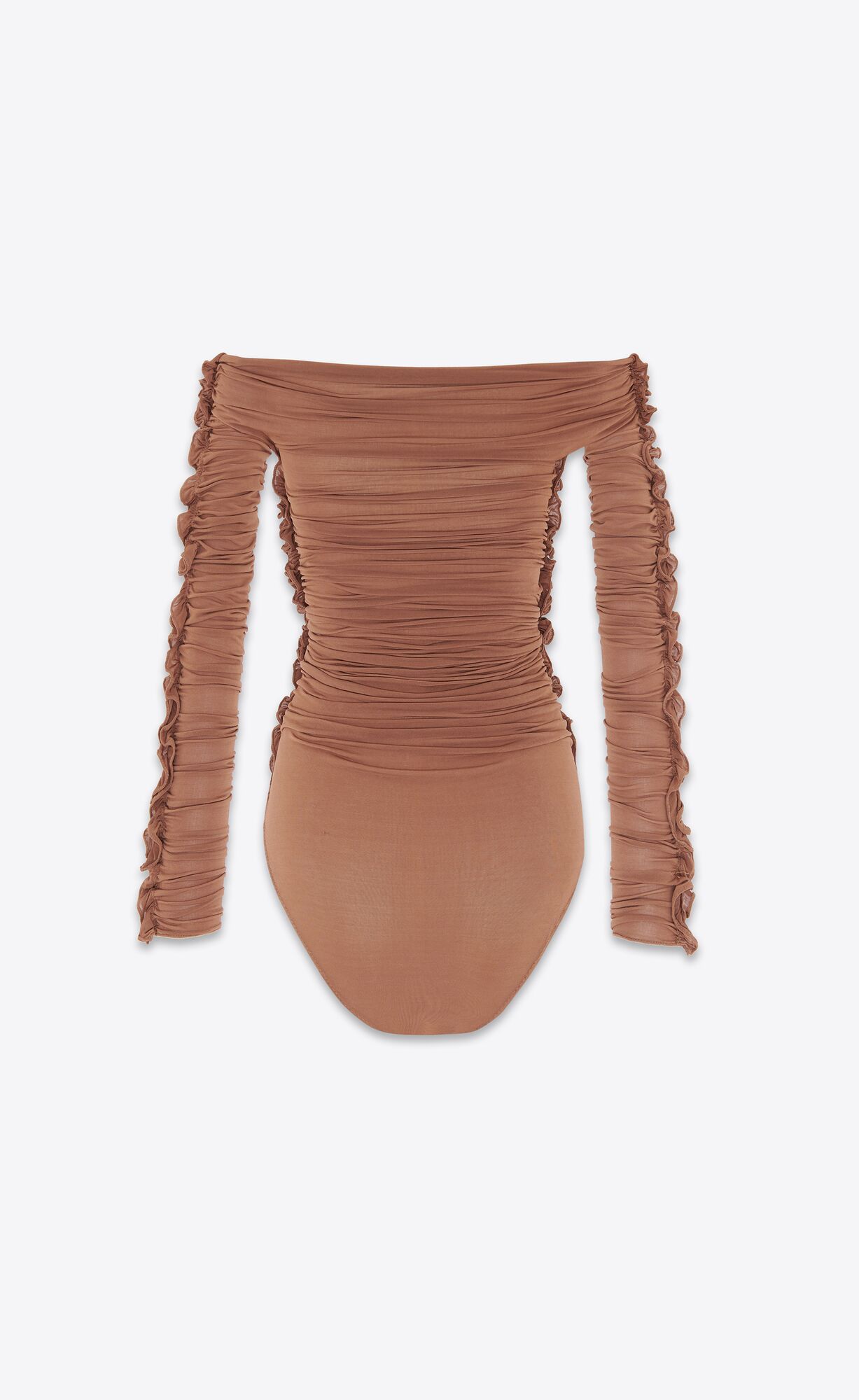 YSL Bodysuit In Jersey Terre | 14750-FERQ