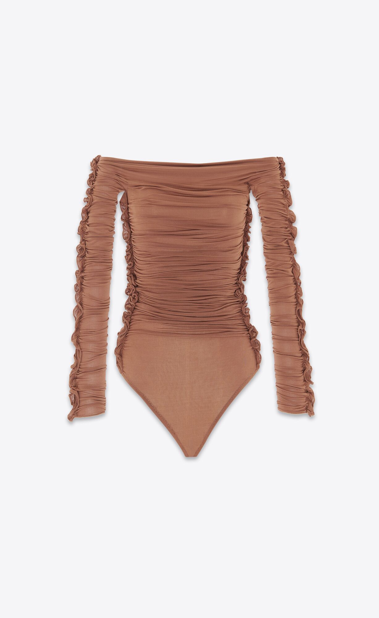 YSL Bodysuit In Jersey Terre | 14750-FERQ