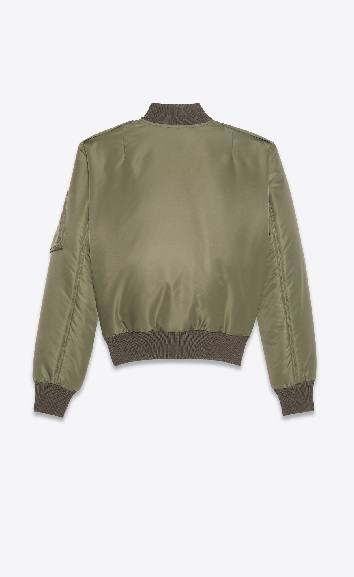 YSL Bomber Jacket In Nylon Hnedožltý | 97380-WHSX