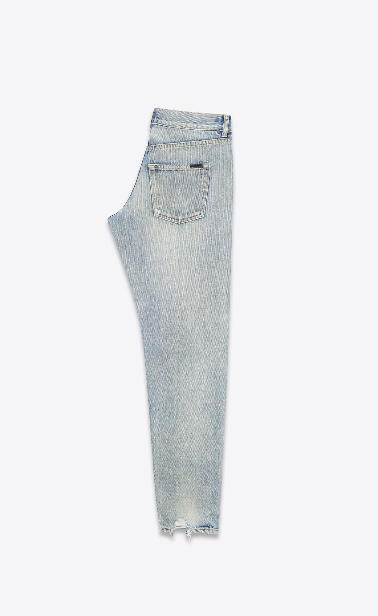 YSL Boyfriend Jeans Modre | 02419-JZEY