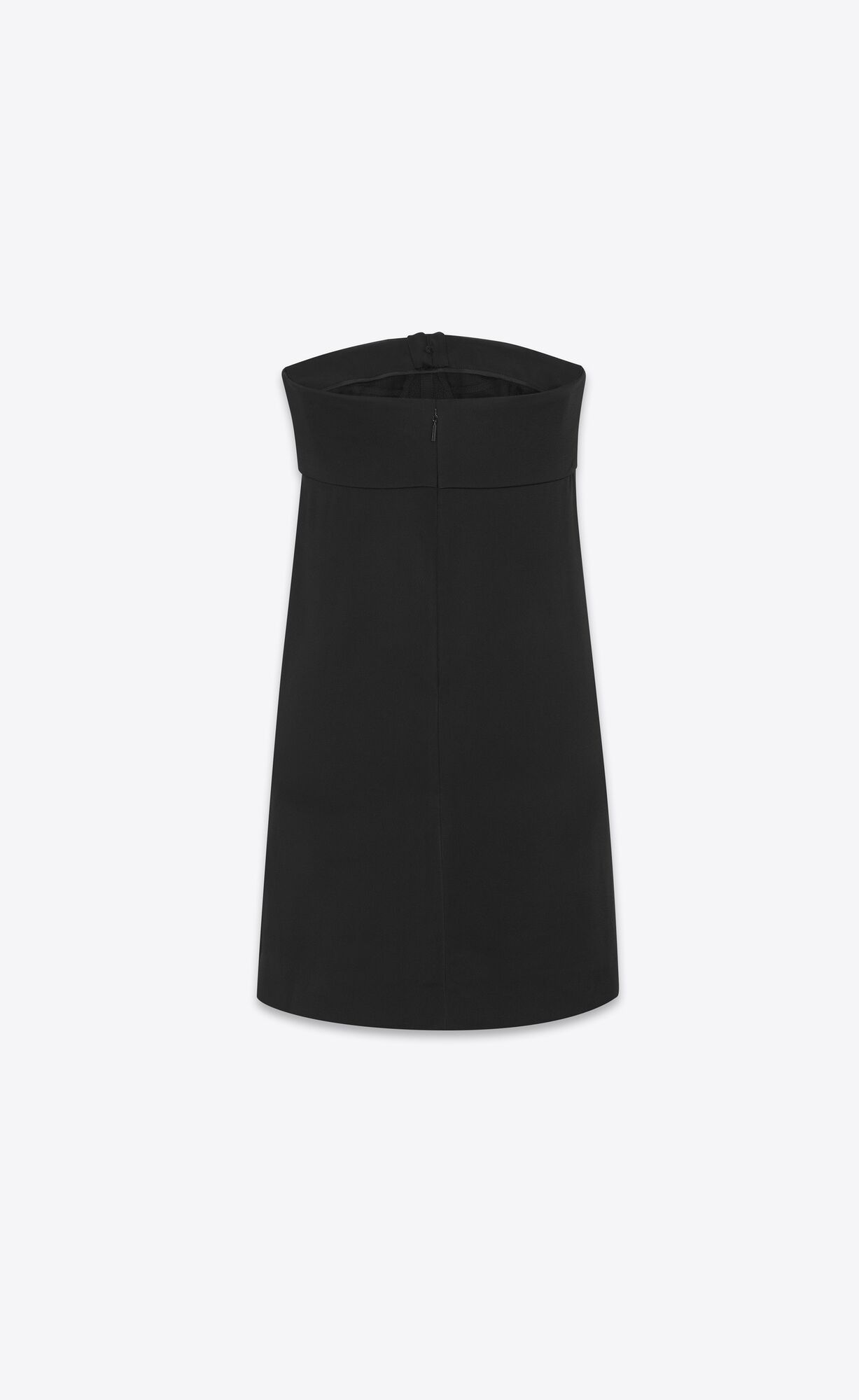 YSL Bustier Saty In Crepe Satin Čierne | 92460-HNDW