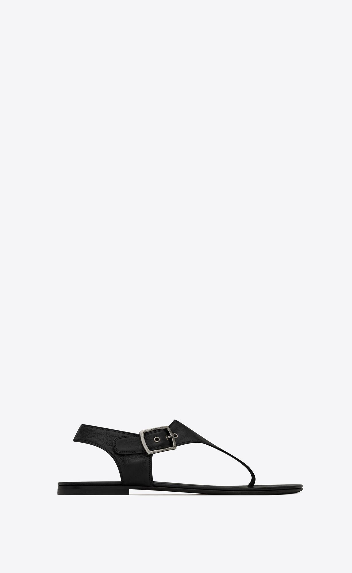 YSL Caleb Balerinky Sandals In Smooth Kozene Čierne | 21463-BMZD