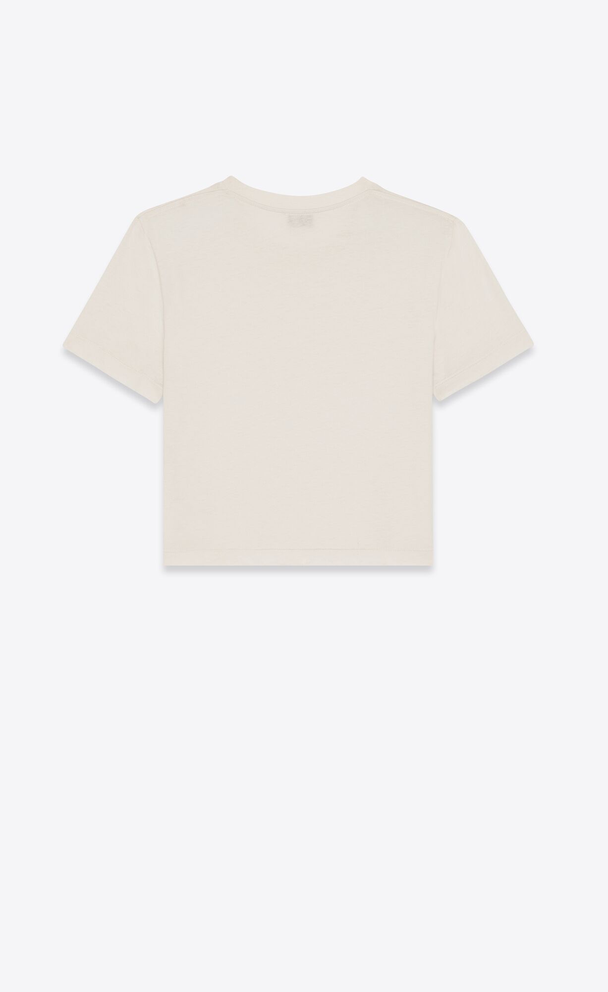 YSL Cassandre Cropped T-shirt Béžové | 74325-FOSN