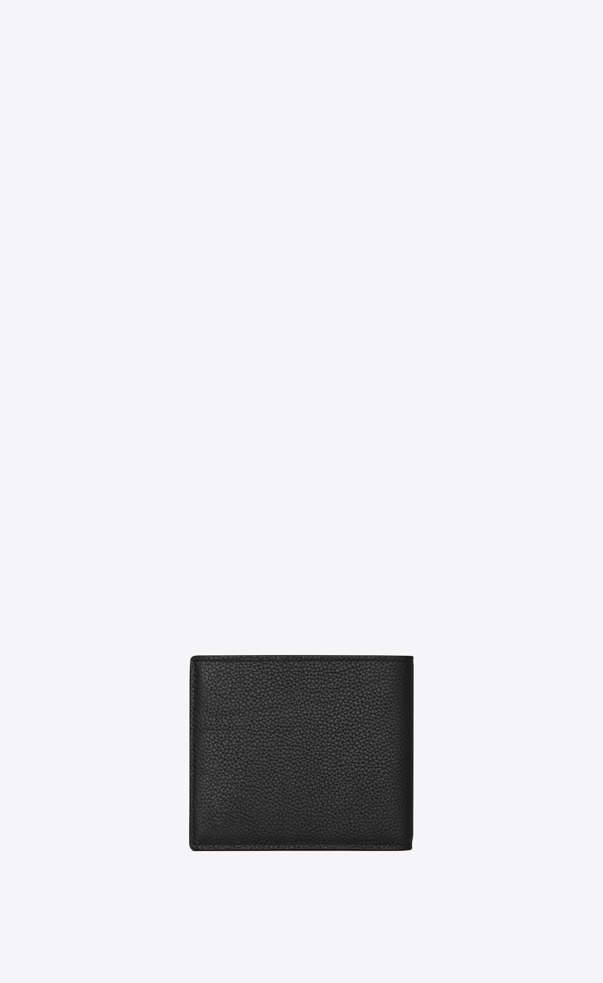 YSL Cassandre Shadow Saint Laurent East/West Wallet In Grained Kozene Čierne | 20163-XHLF