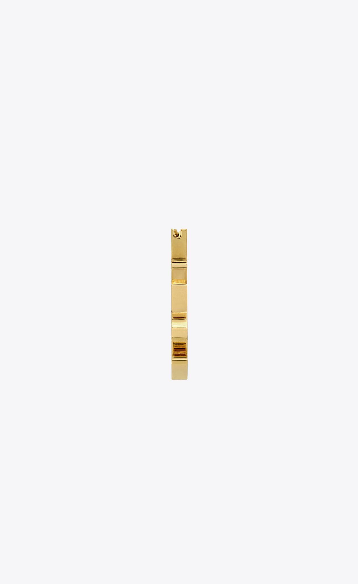 YSL Cassandre Single Earring In Metal Zlate | 31827-DYEW