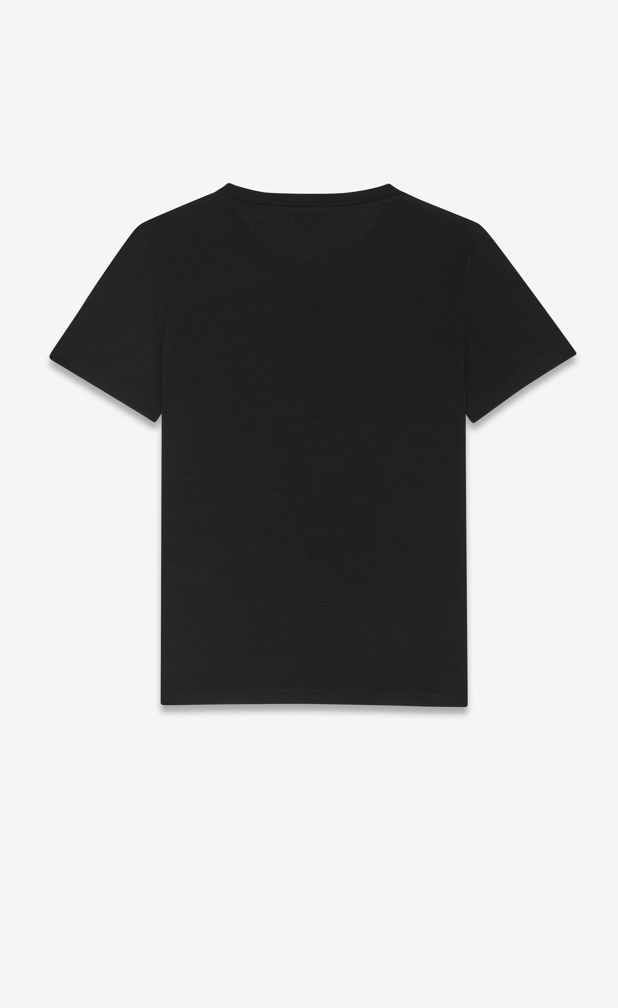 YSL Cassandre T-shirt In Vlna Jersey Noir | 27093-YQCU