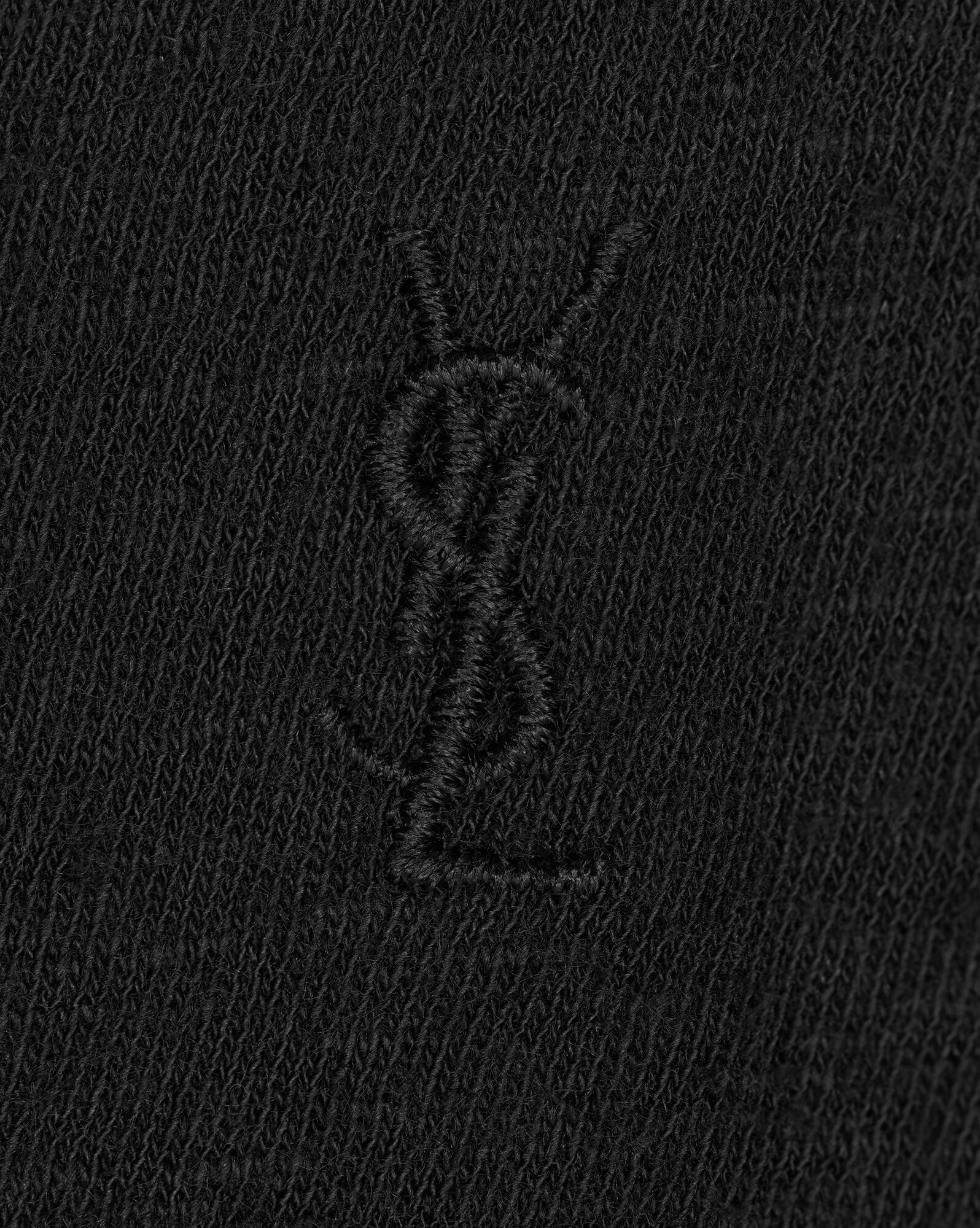 YSL Cassandre T-shirt Noir | 10674-FXIY