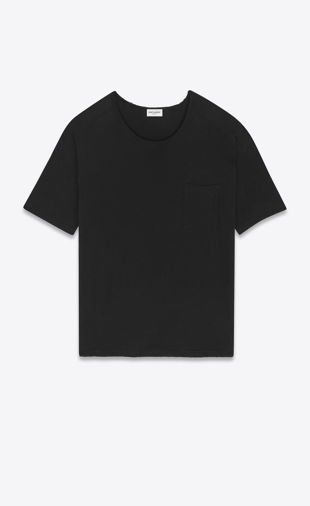 YSL Cassandre T-shirt Noir | 10674-FXIY