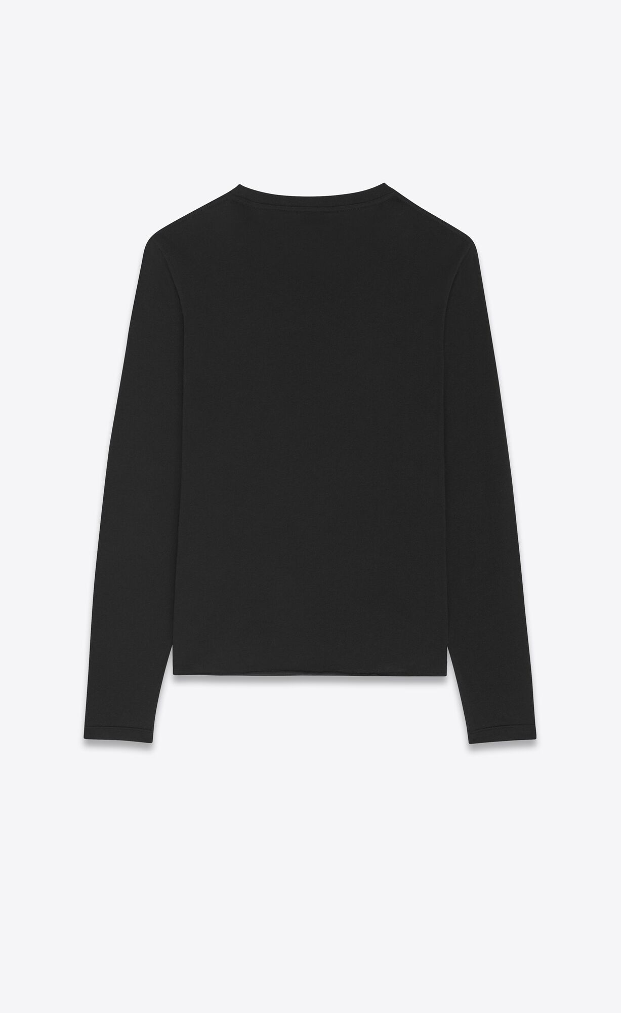 YSL Cassandre Top In Bavlnene Jersey Noir | 38576-UMVD