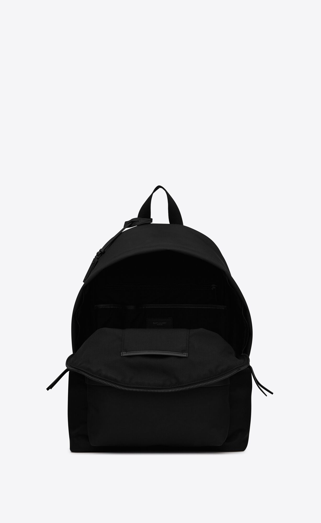 YSL City Backpack In Econyl® Smooth Kozene And Nylon Noir | 75842-DAYJ