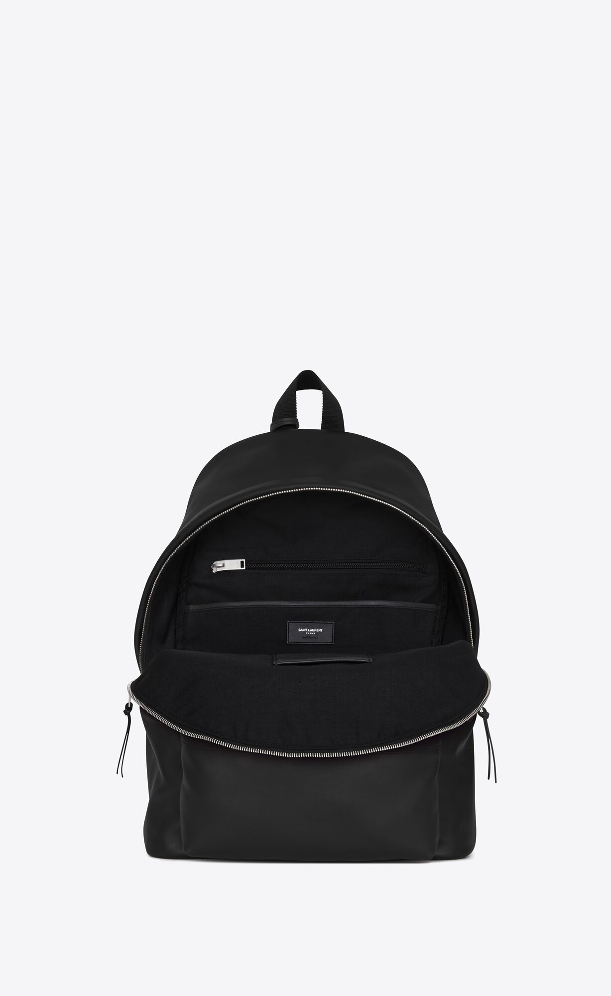 YSL City Backpack In Matte Kozene Čierne | 06497-UDNM