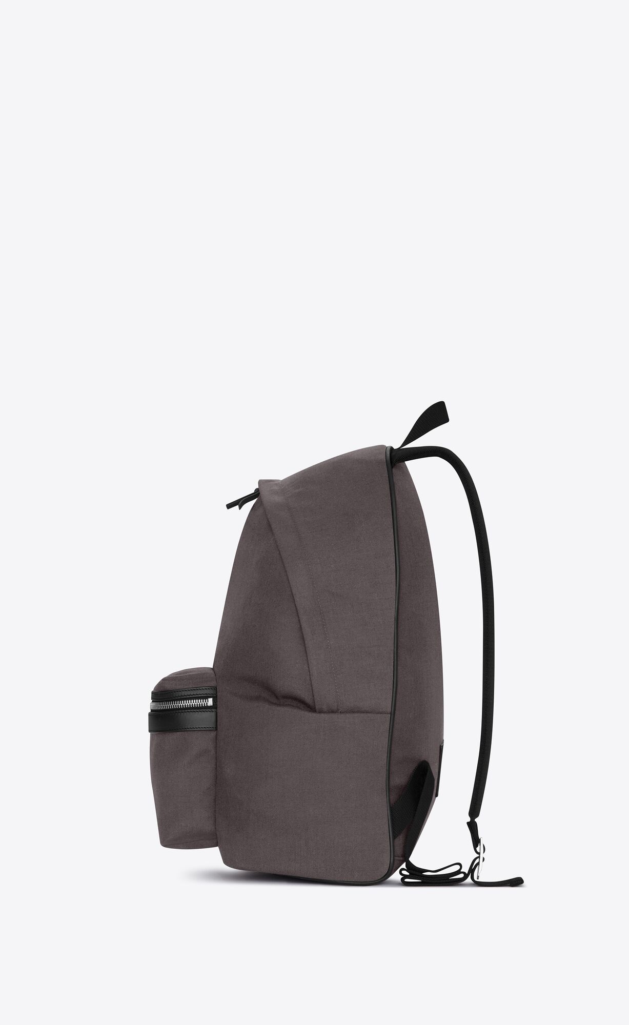 YSL City Backpack In Nylon Platene And Kozene Storm | 89213-VWBO