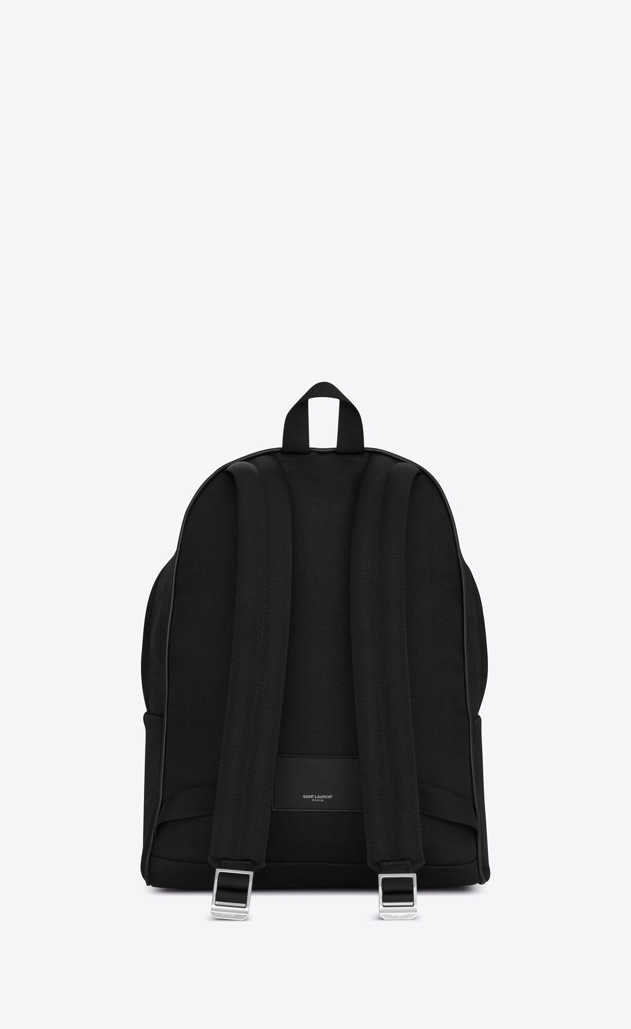 YSL City Backpack In Platene, Nylon And Kozene Čierne | 08962-SQYO