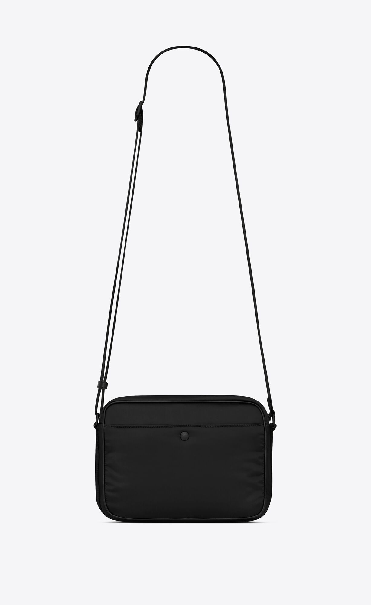 YSL City Saint Laurent New Camera Bag In Econyl® Regenerated Nylon Čierne | 93615-YRBJ