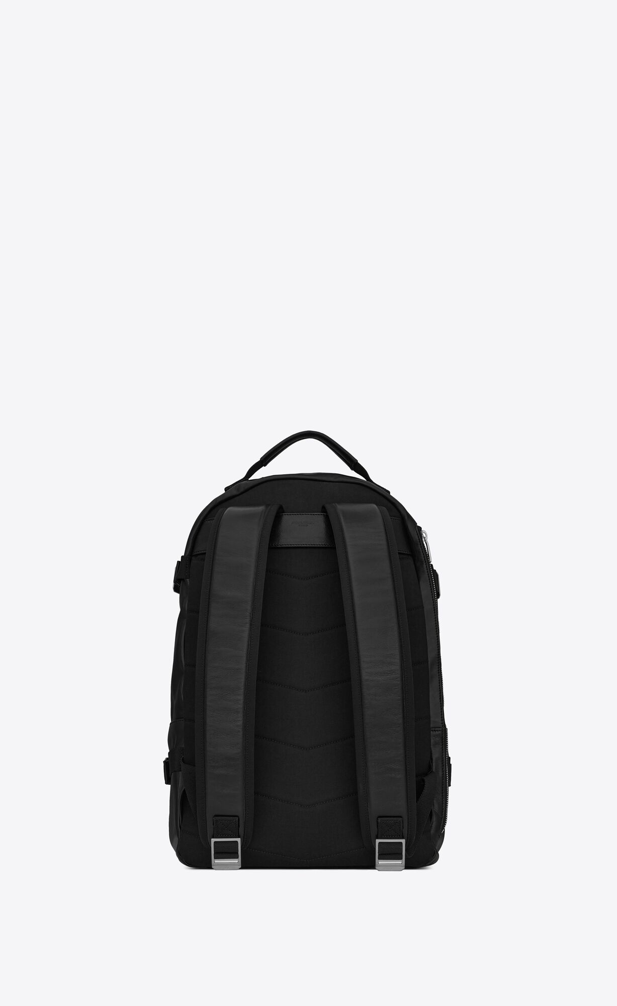 YSL City Treking Backpack In Lambskin And Nylon Čierne | 52306-FZRK