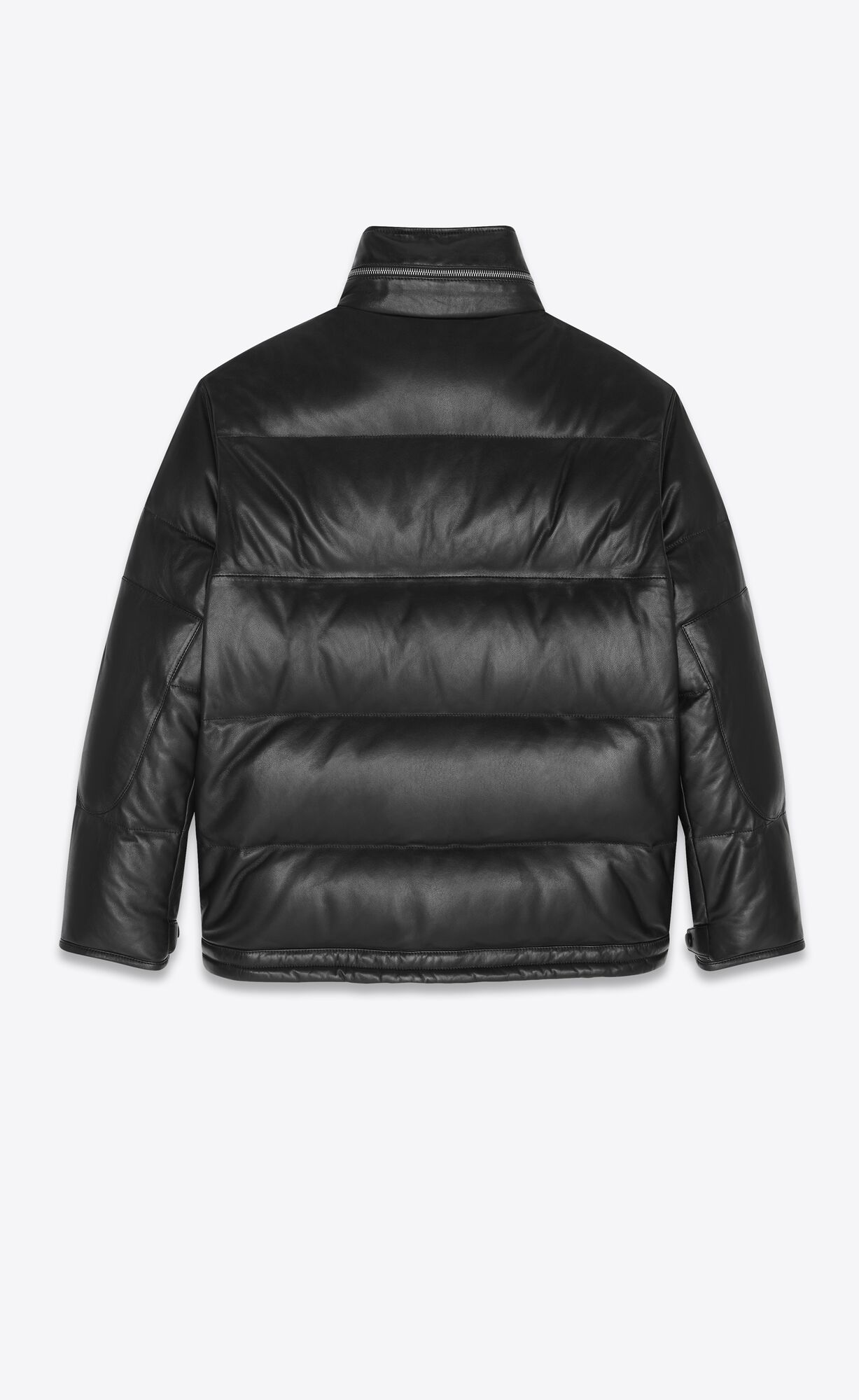 YSL Down Jacket In Lambskin Čierne | 02479-JYGQ