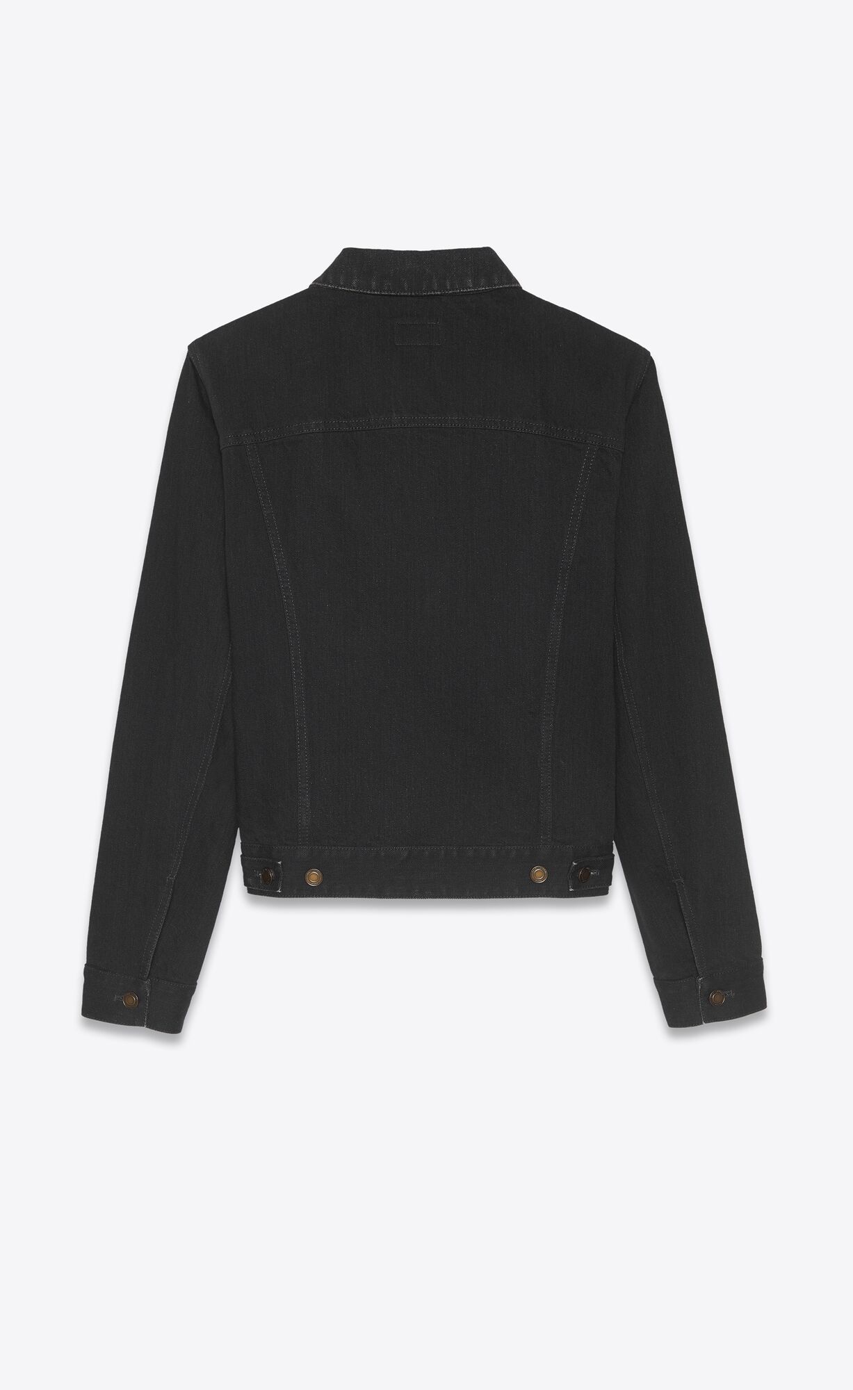 YSL Fitted Jacket Čierne | 94058-UKZX