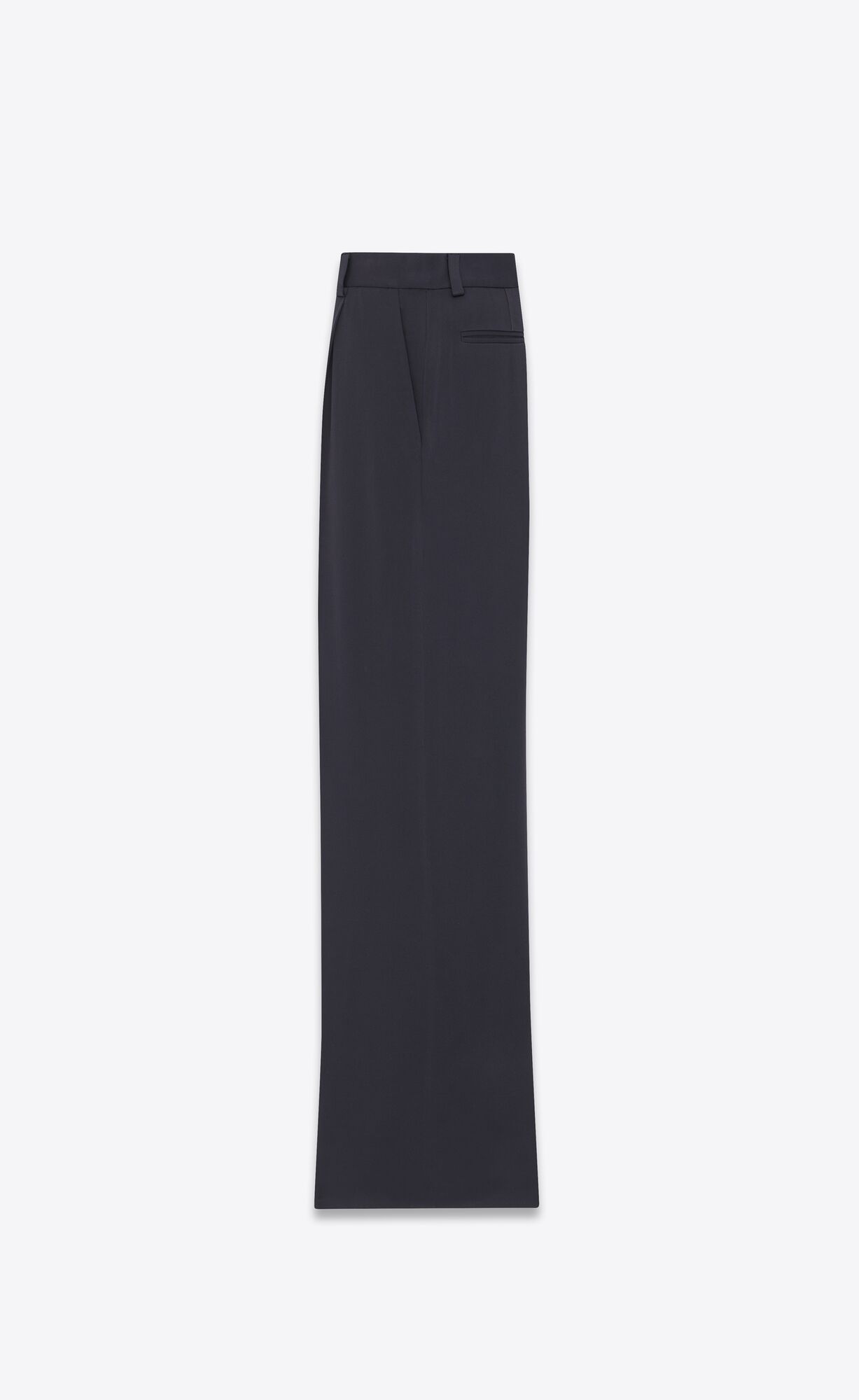 YSL Flared Pants In Crepe Satin Modre | 61432-YOVR