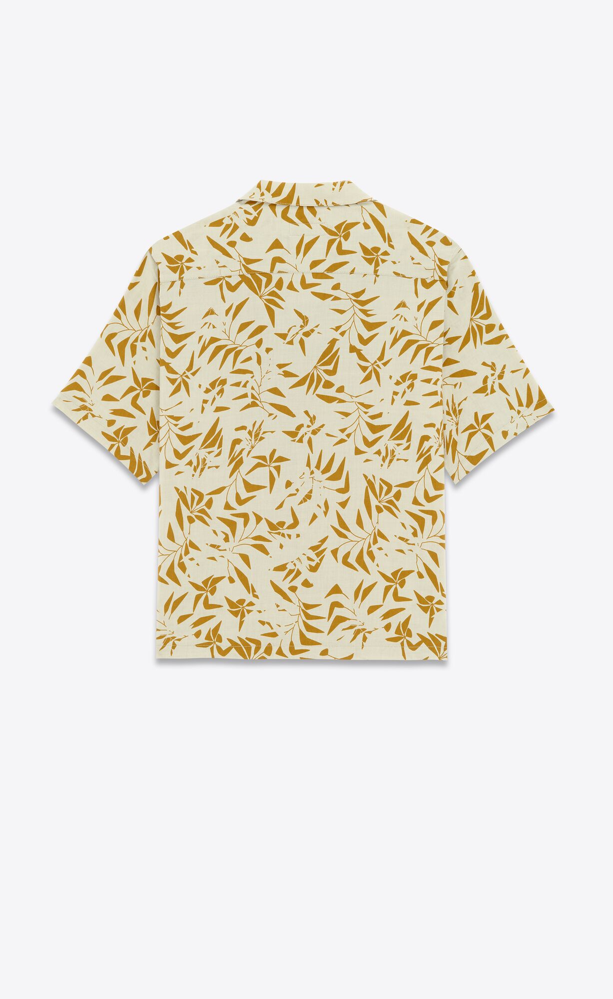 YSL Hawaiian Shirt Hnede Hnedožltý | 58764-JYIU