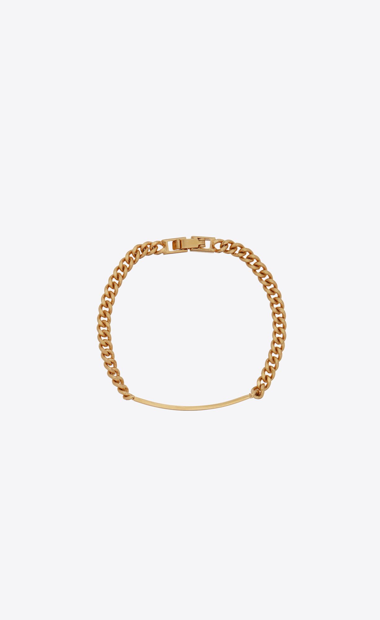 YSL Id Bracelet In Metal Zlate | 17845-ALFD