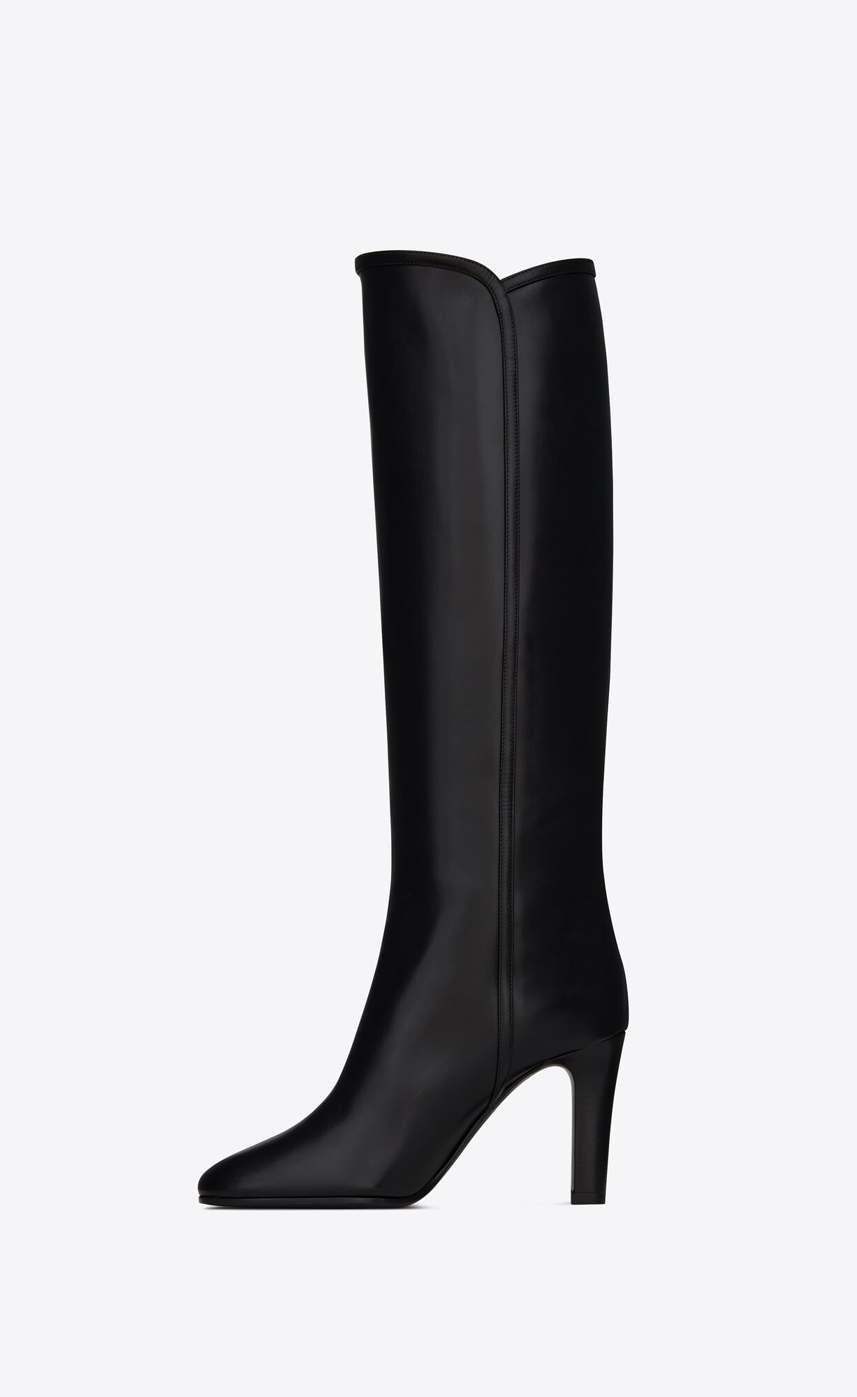 YSL Jane Cassandre Boots In Smooth Kozene Čierne | 21967-OBEP