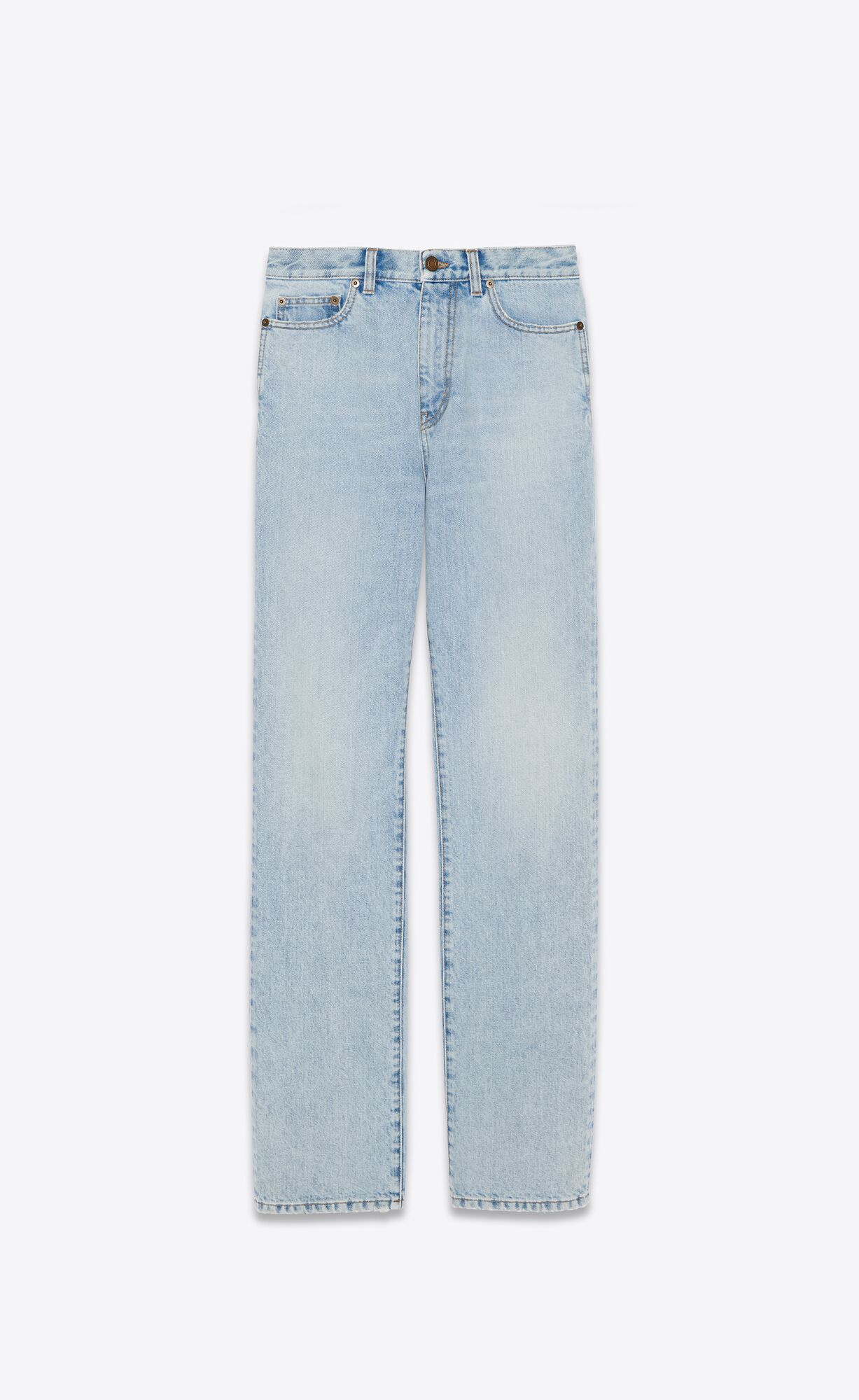 YSL Janice Jeans Modre | 27608-WJYQ