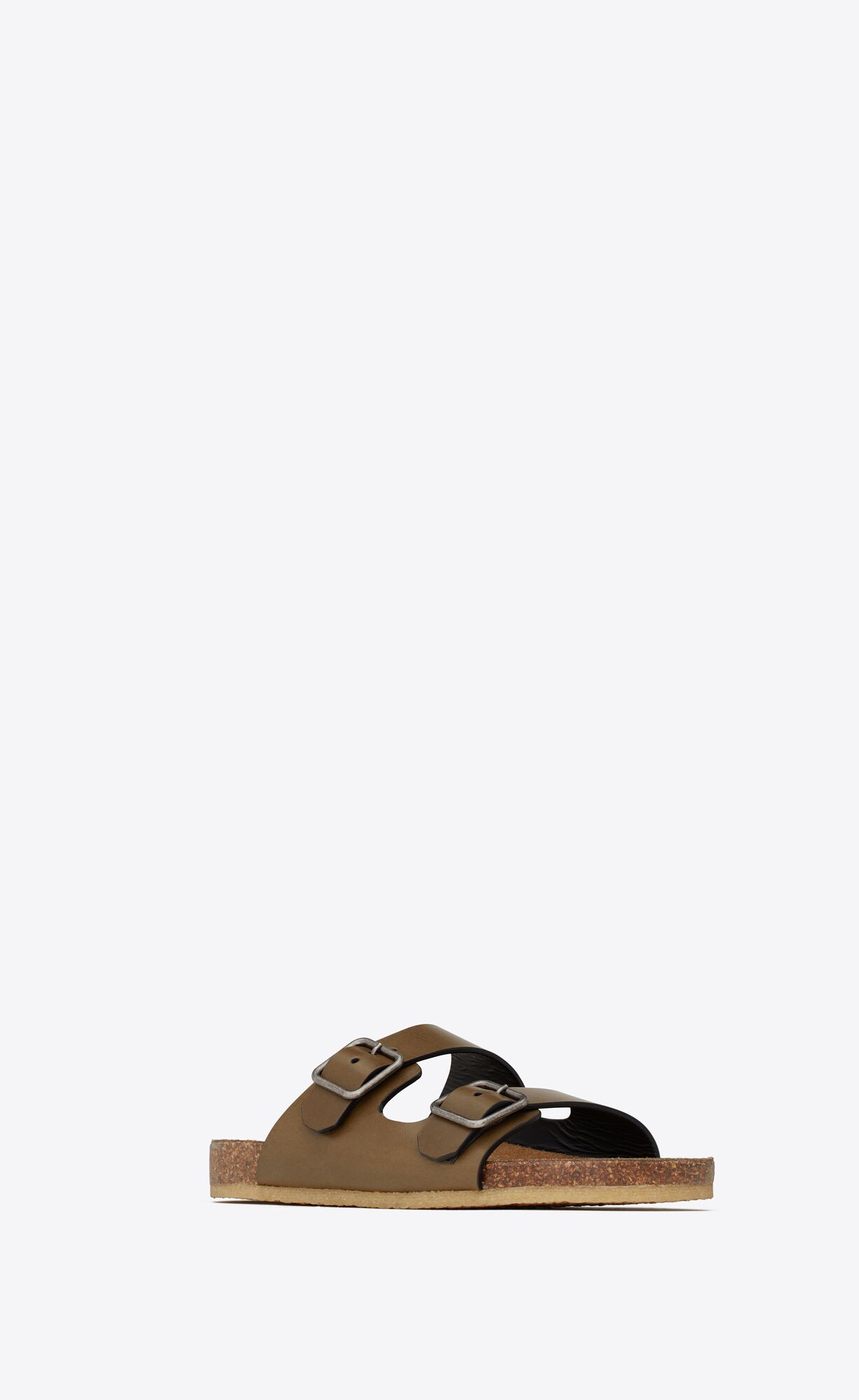 YSL Jimmy Balerinky Sandals In Smooth Kozene Tundra | 52897-UODZ