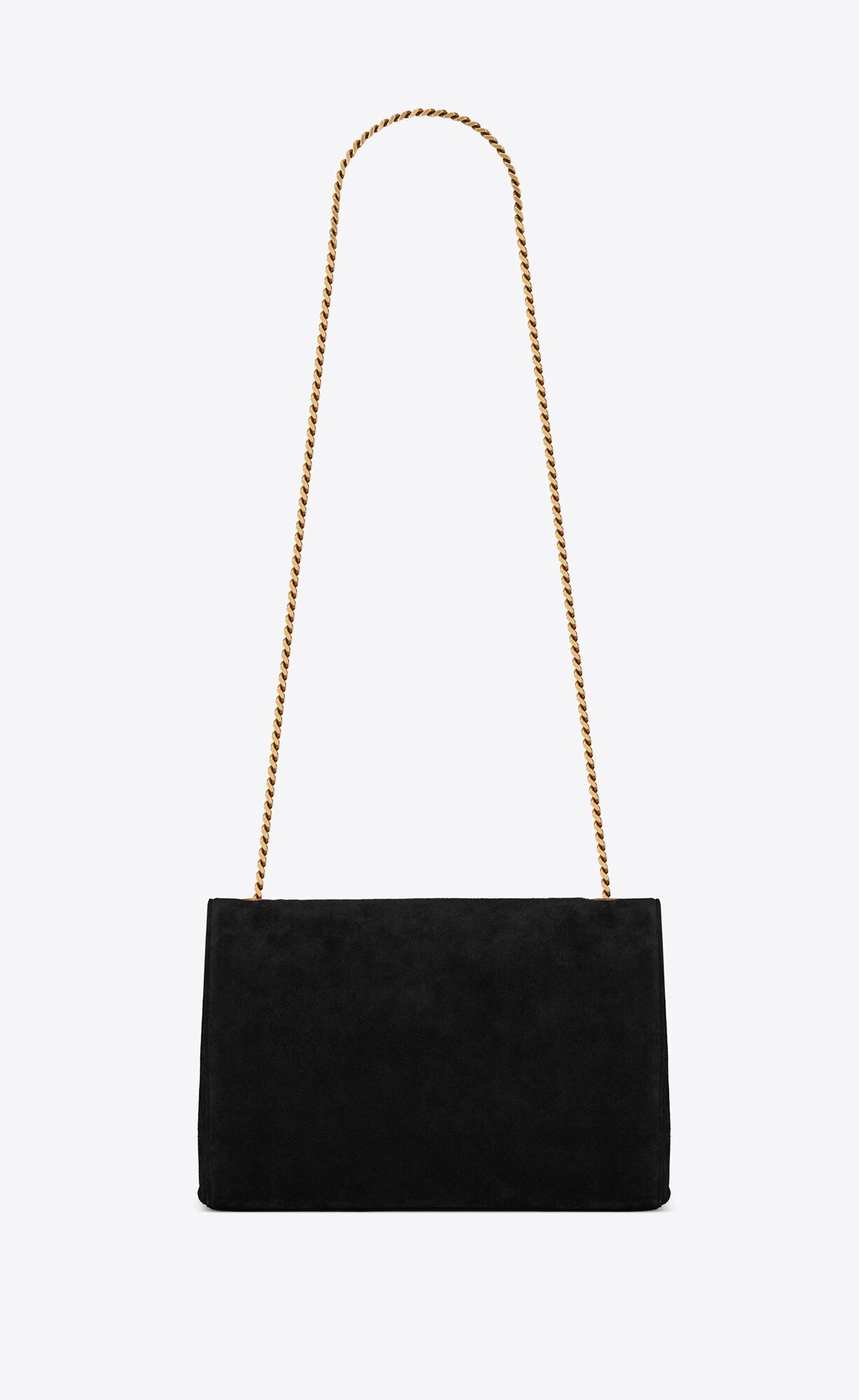 YSL Kate Medium Reversible Chain Bag In Semisove And Smooth Kozene Čierne | 36890-UZQP