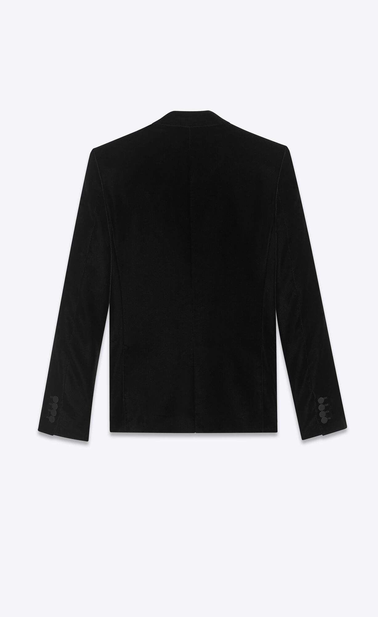 YSL Klasické Evening Velvet Jacket Čierne | 68017-DRGW