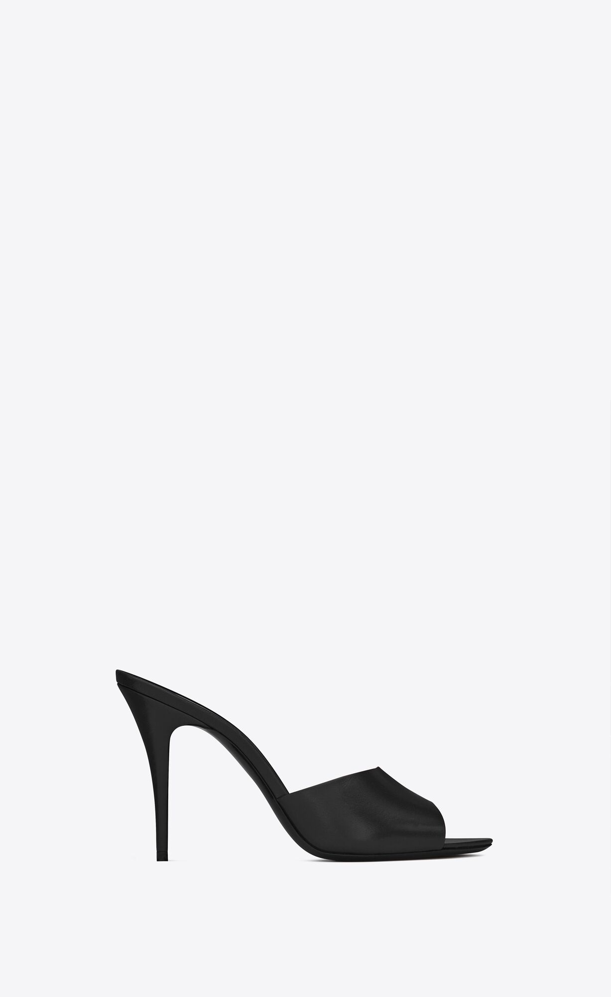 YSL La 16 Mules In Smooth Kozene Čierne | 34170-WIDG