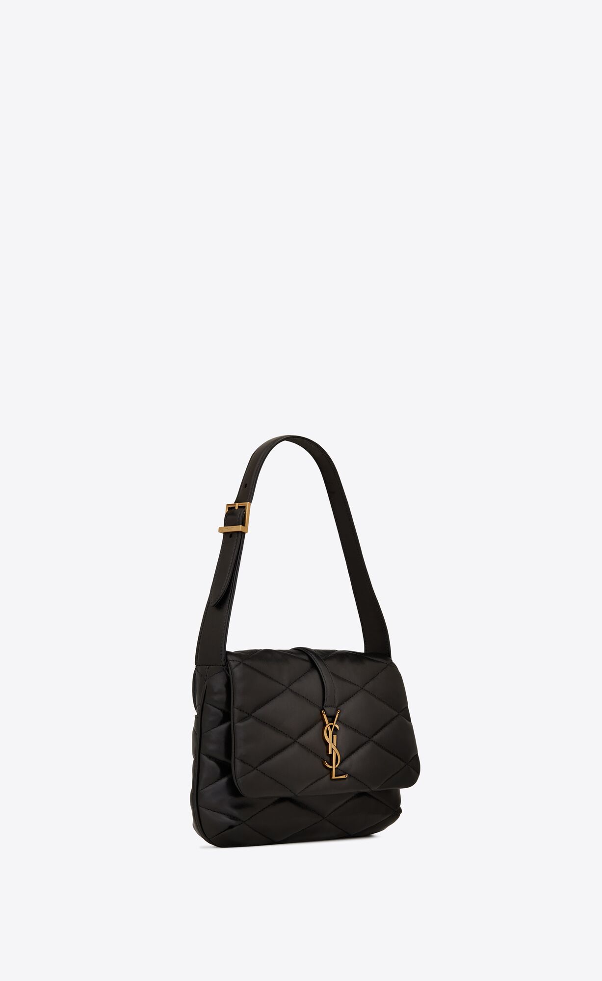 YSL Le 57 Hobo Bag In Prešívané Lambskin Čierne | 01746-IZDO