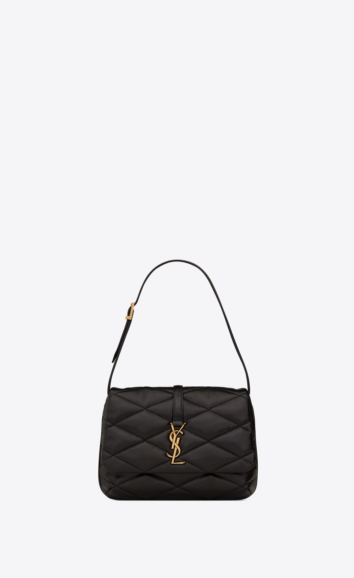 YSL Le 57 Hobo Bag In Prešívané Lambskin Čierne | 01746-IZDO