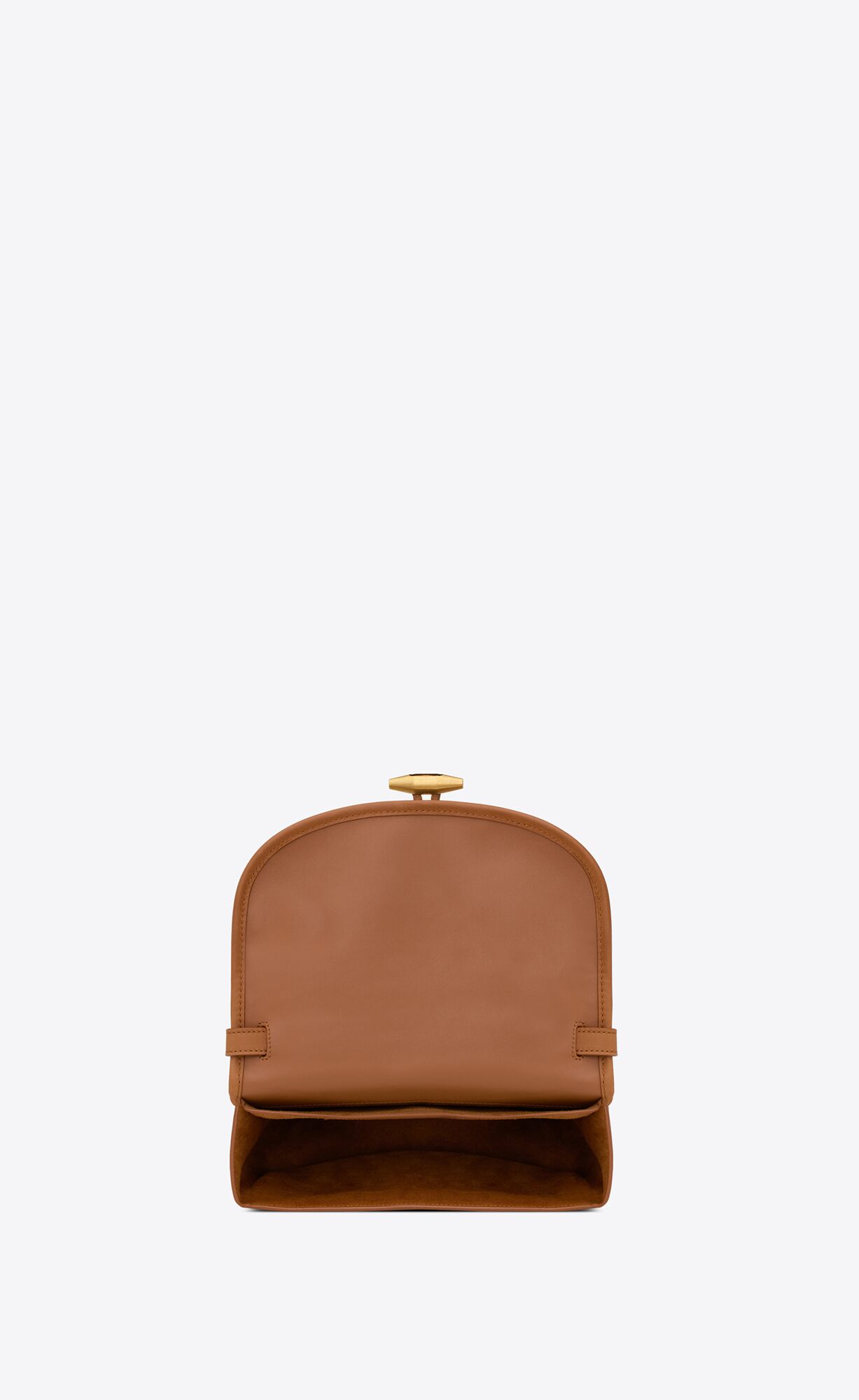 YSL Le Caban Satchel In Platene And Vegetable-tanned Kozene Tmavo Červené | 90324-AYDI