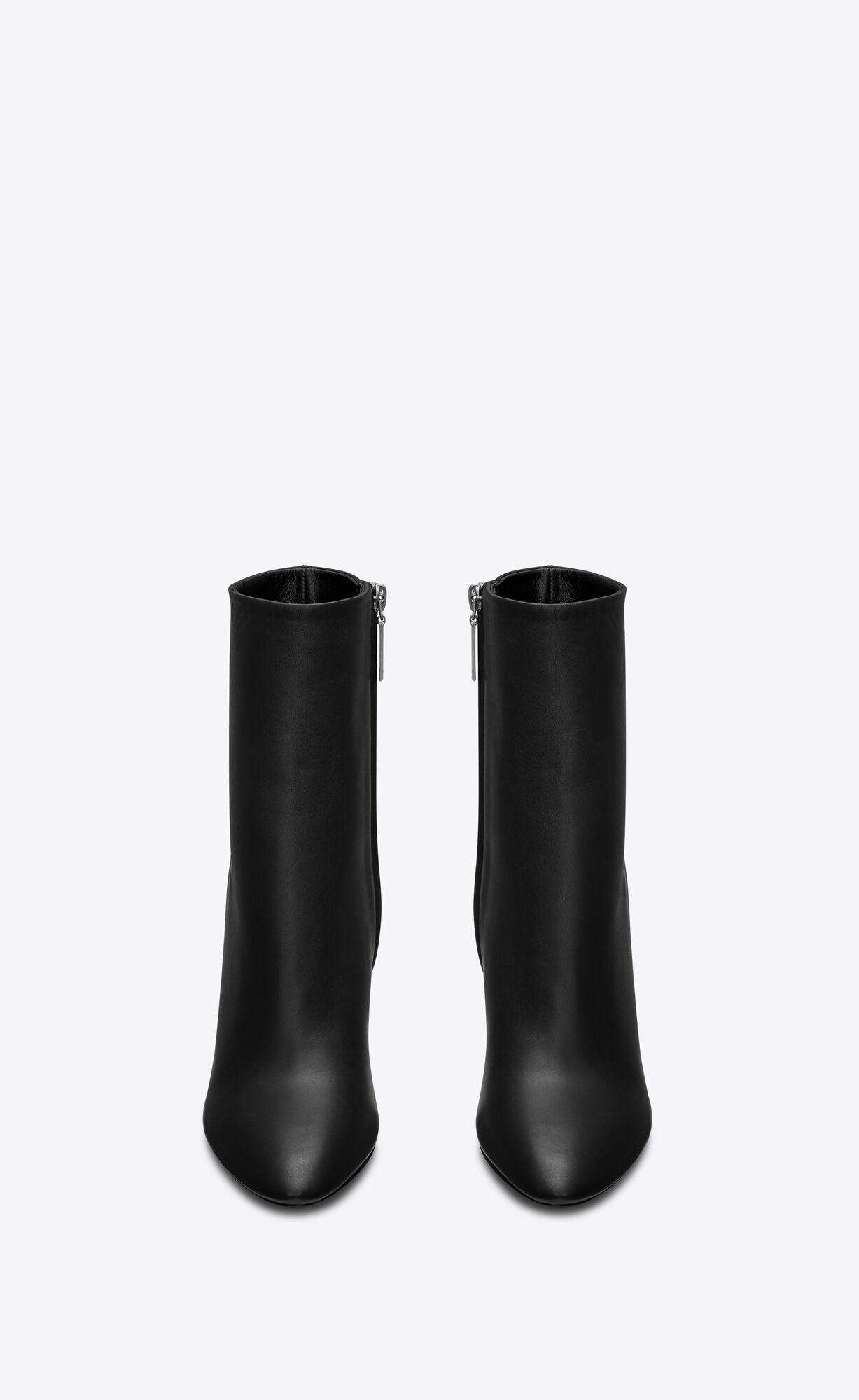 YSL Lou Ankle Boots In Kozene Čierne | 64782-RZGL