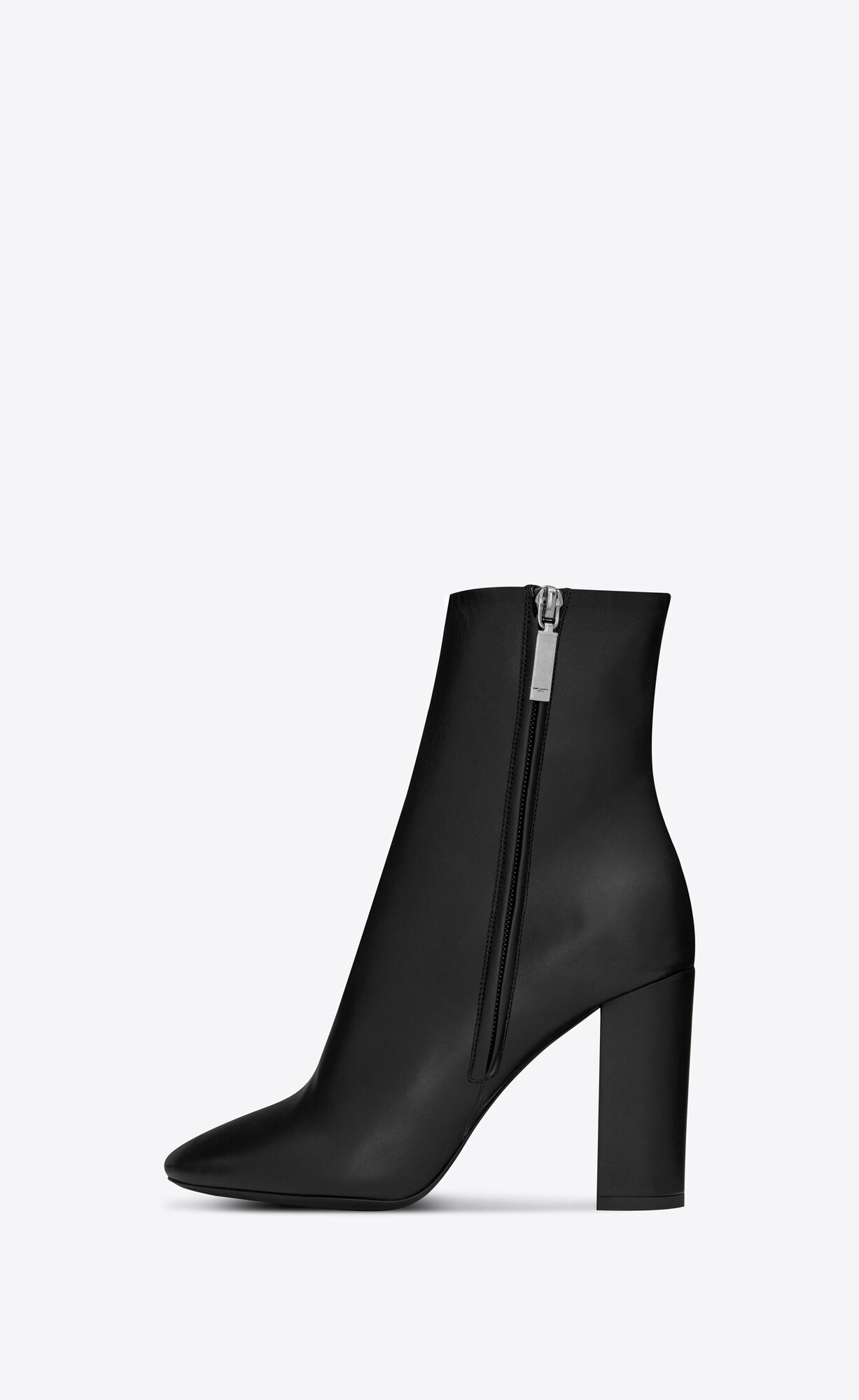 YSL Lou Ankle Boots In Kozene Čierne | 64782-RZGL