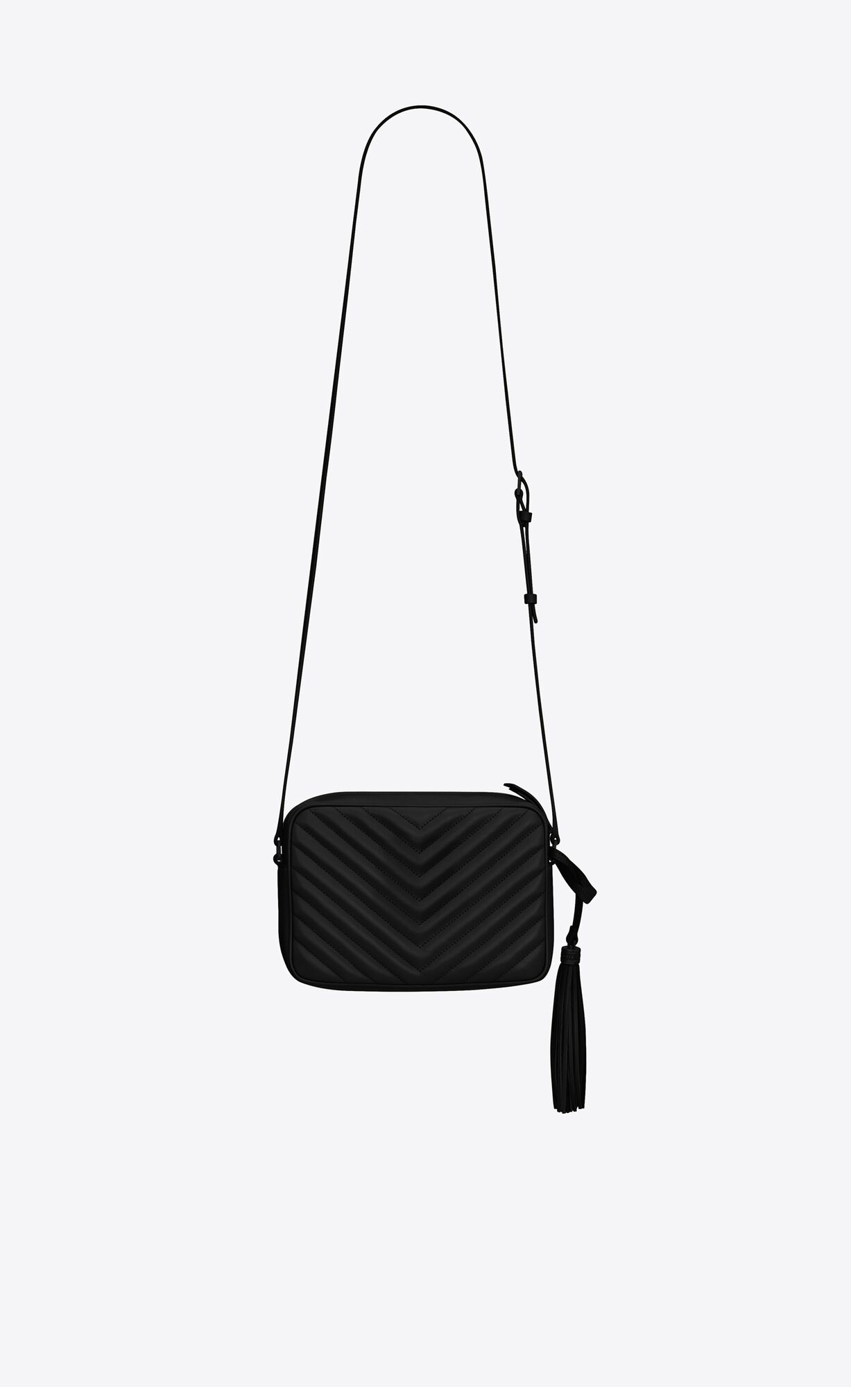 YSL Lou Camera Bag In Prešívané Kozene Noir | 39806-SGMR