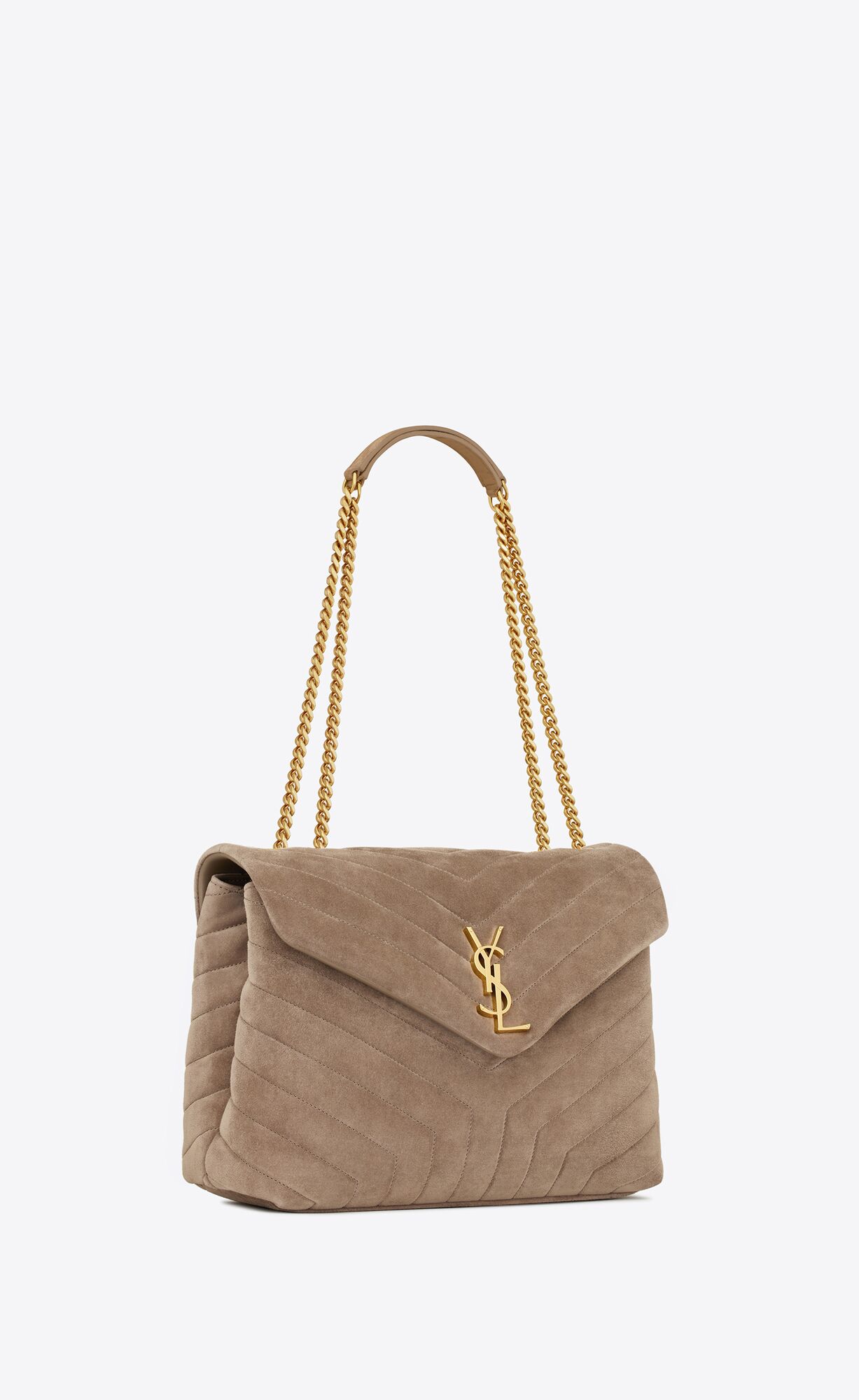 YSL Loulou Medium Chain Bag In 