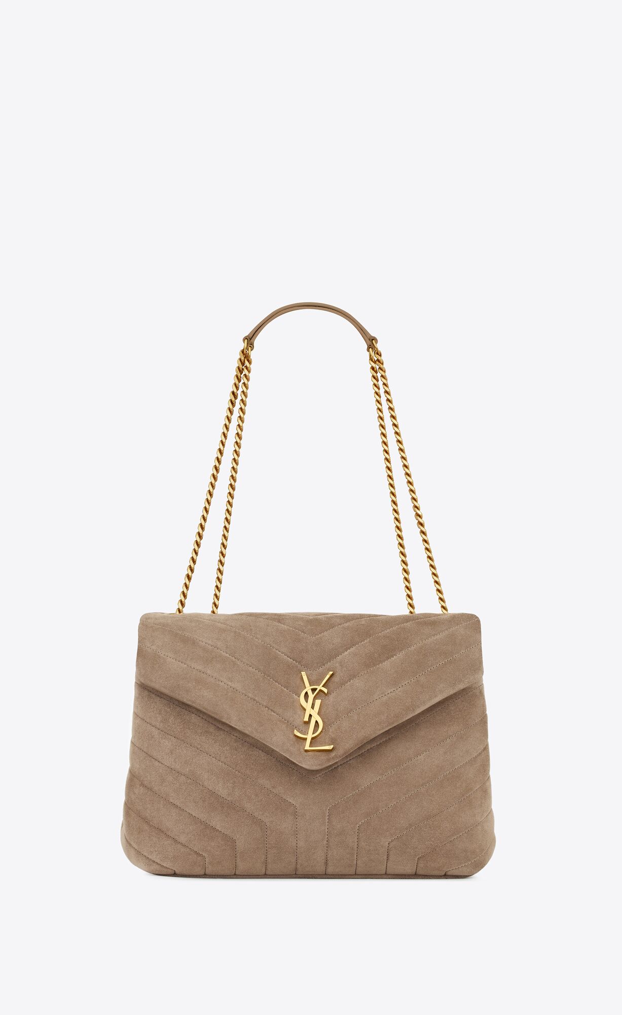 YSL Loulou Medium Chain Bag In \