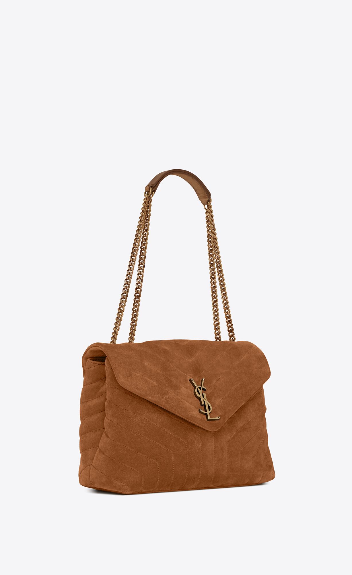 YSL Loulou Medium Chain Bag In 