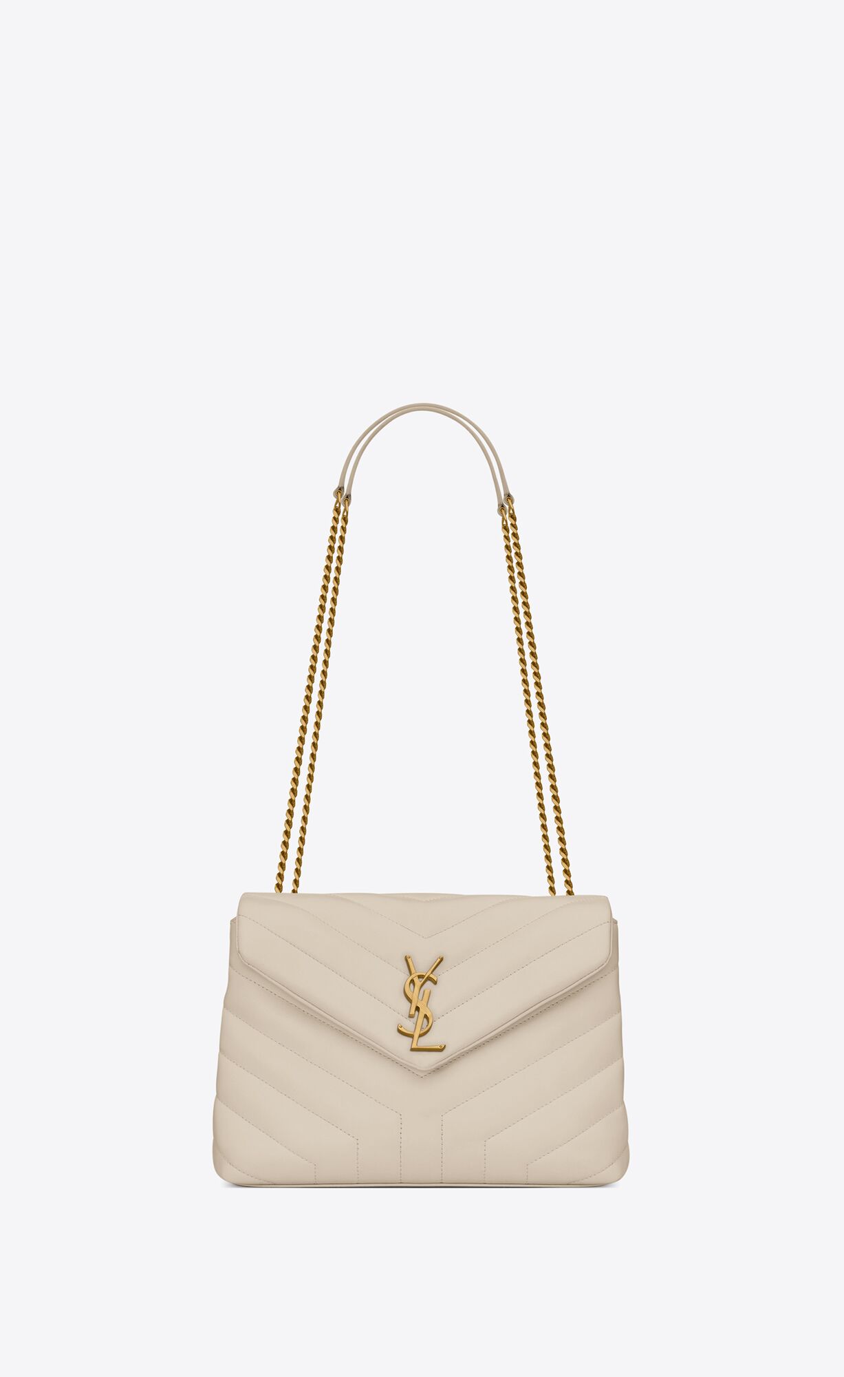 YSL Loulou Small Chain Bag In Prešívané \