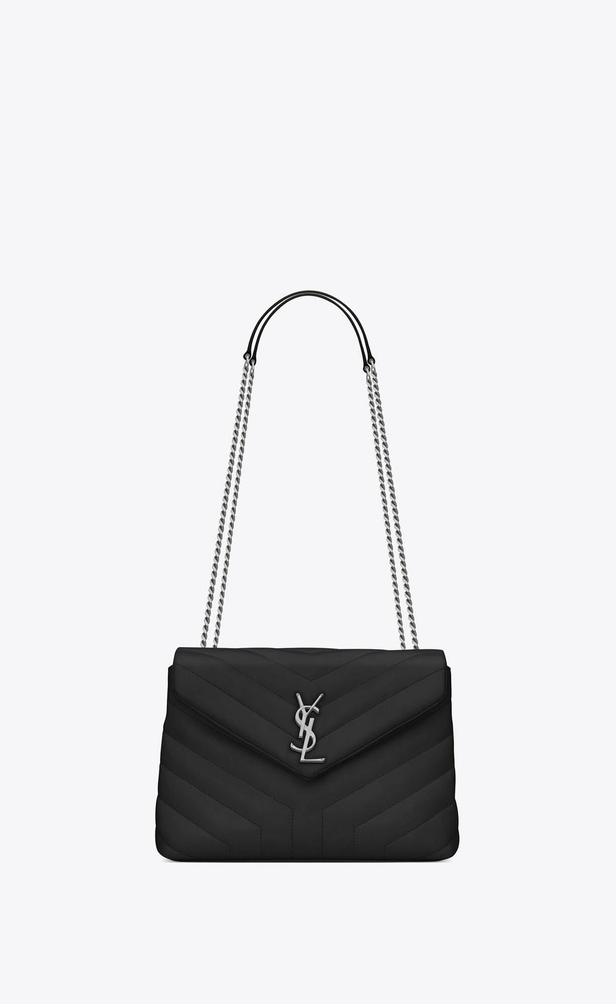 YSL Loulou Small Chain Bag In Prešívané \