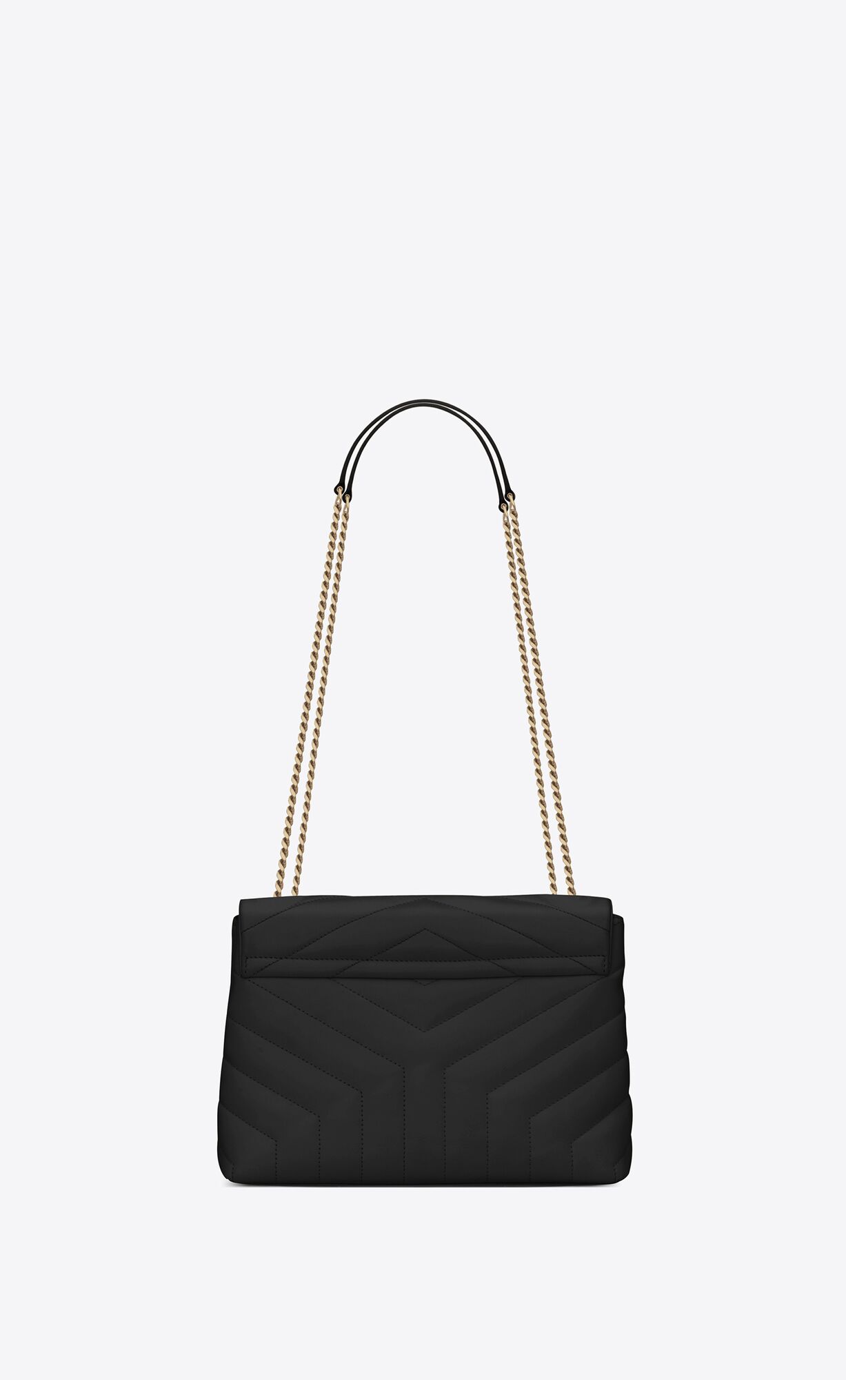 YSL Loulou Small Chain Bag In Prešívané 