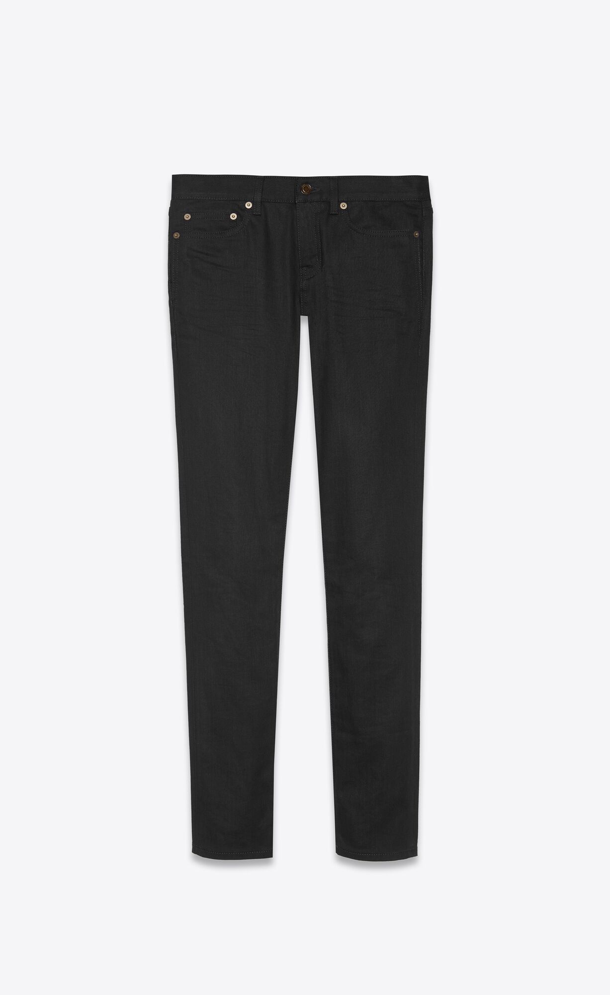 YSL Low-rise Jeans Čierne | 25041-BXVQ